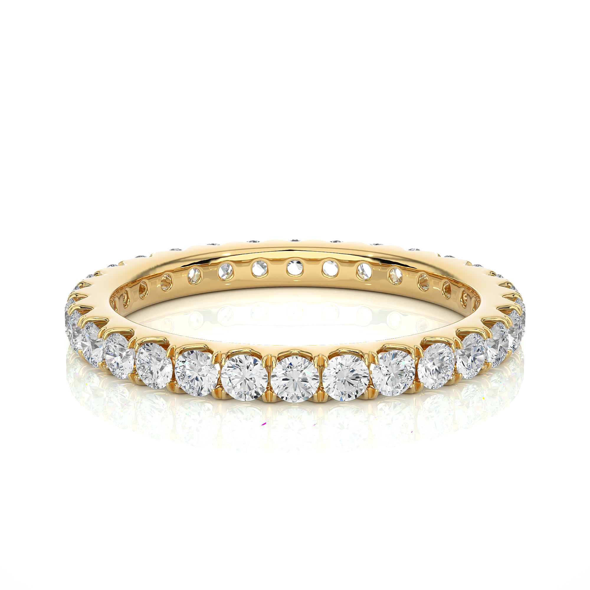 1.04 Carat H Color VS1 Clarity Diamond Studded Natural Diamond Ring.