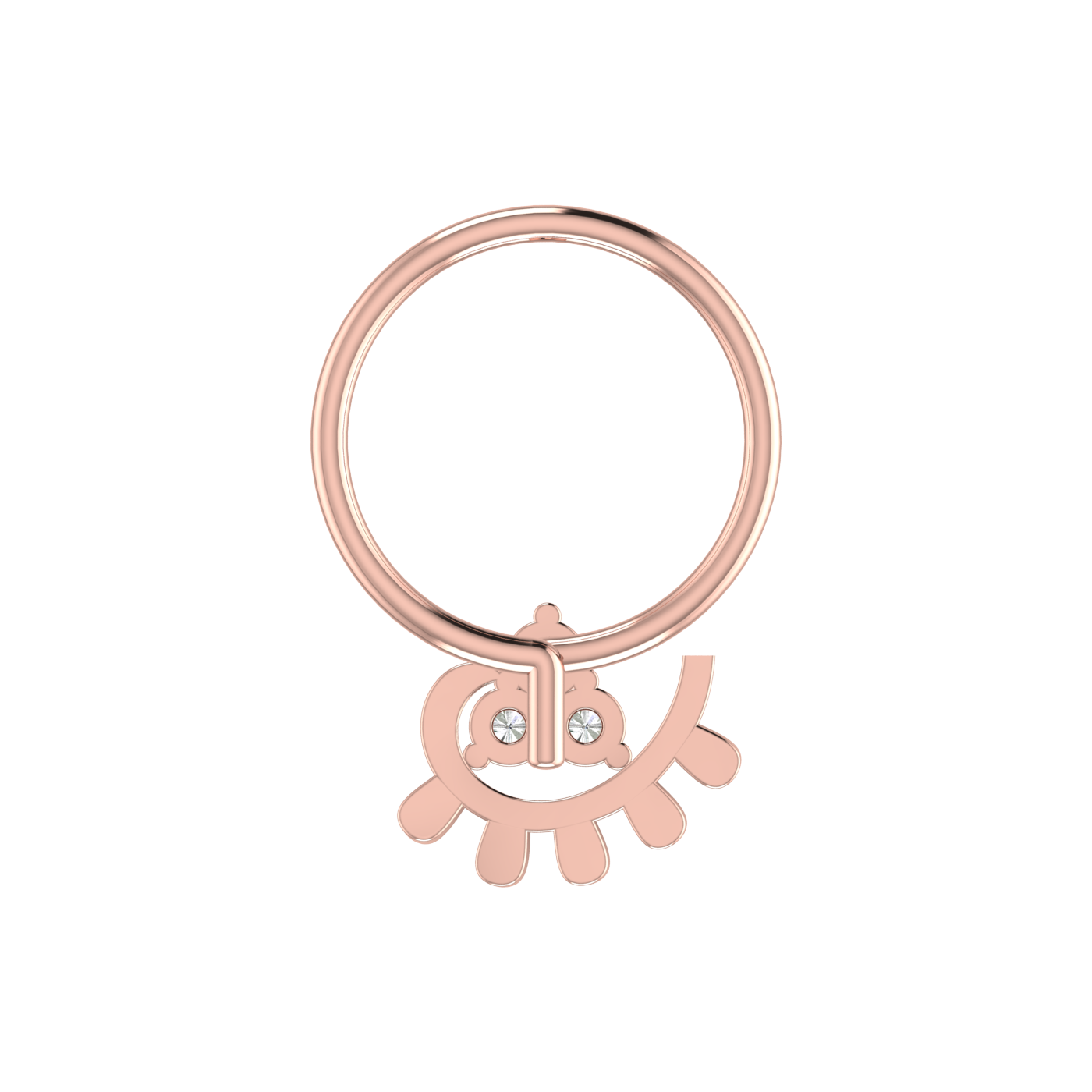 0.025 Carat Lab Grown Diamond Nose Pin