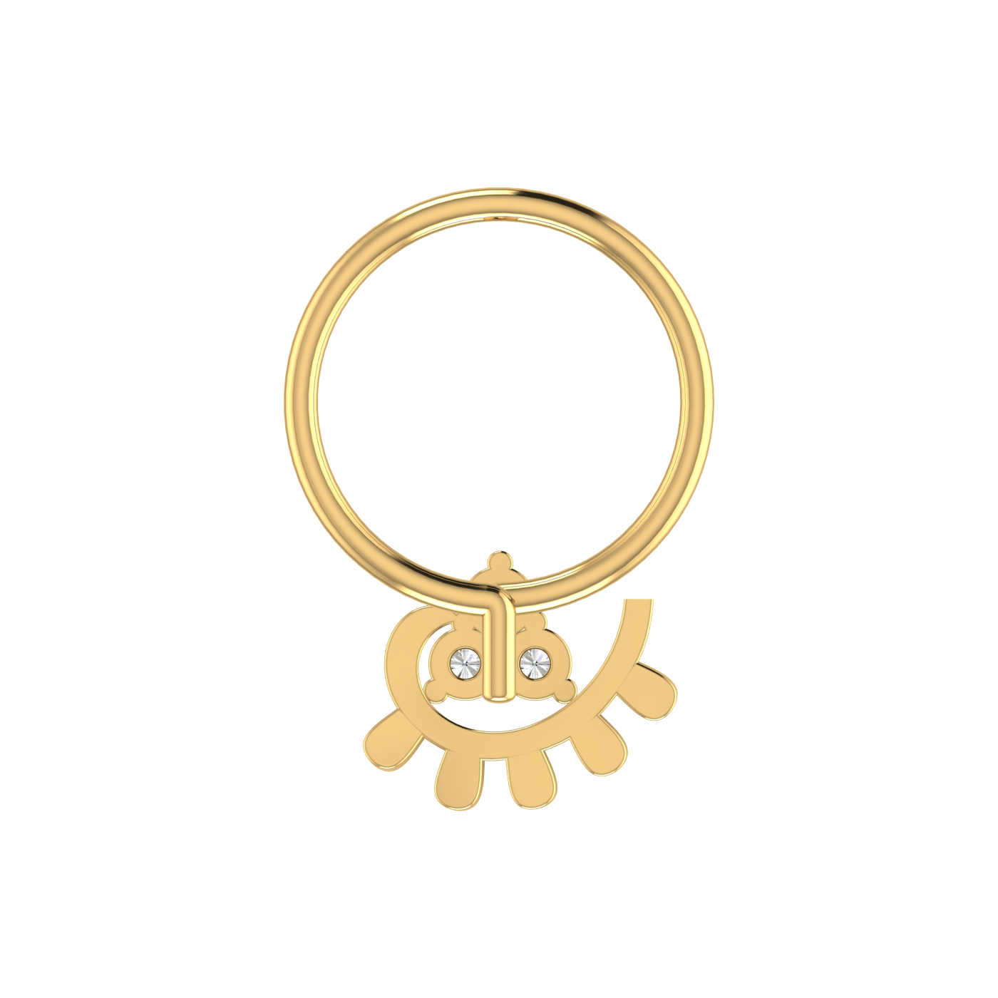 0.025 Carat Lab Grown Diamond Nose Pin