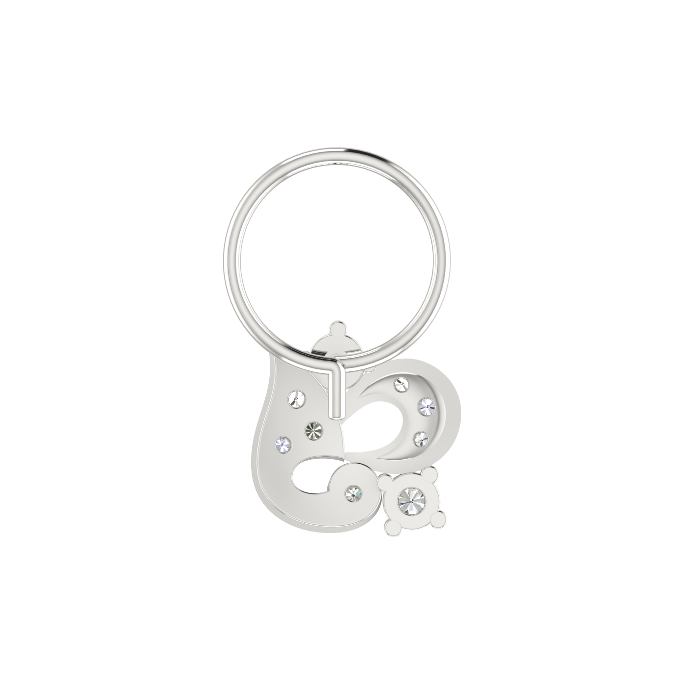 0.11 Carat Natural Diamond Nose Pin - HI Color, VS-SI Clarity.