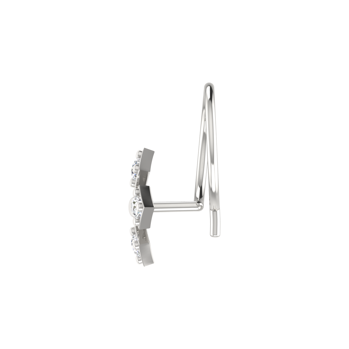 Classic 0.05 Carat Lab Grown Diamond Nose Pin