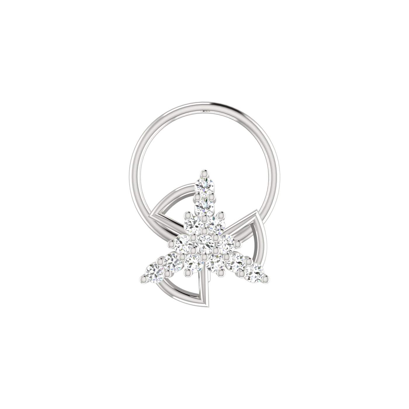 Twinkling Star Twilight Glow — 0.06 Carat Lab Grown Diamond Nose Pin