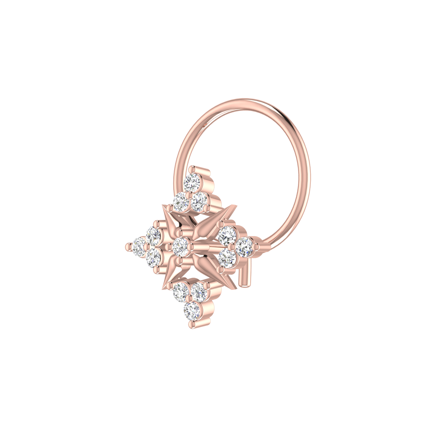 Luminous Radiance Timeless Spark — 0.06 Carat Lab Grown Diamond Nose Pin