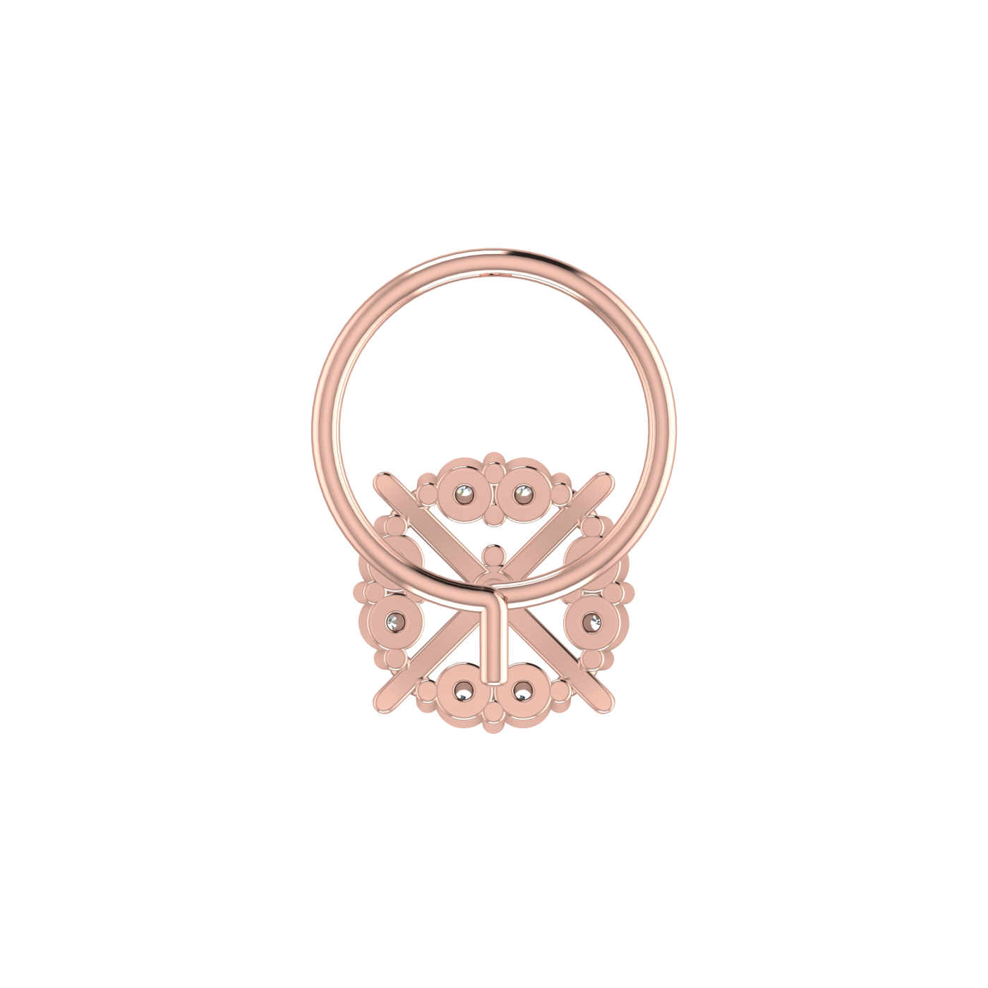 Shop 0.07 Carat Diamond Nose Pin – Sparkling HI Color, VS-SI Clarity.