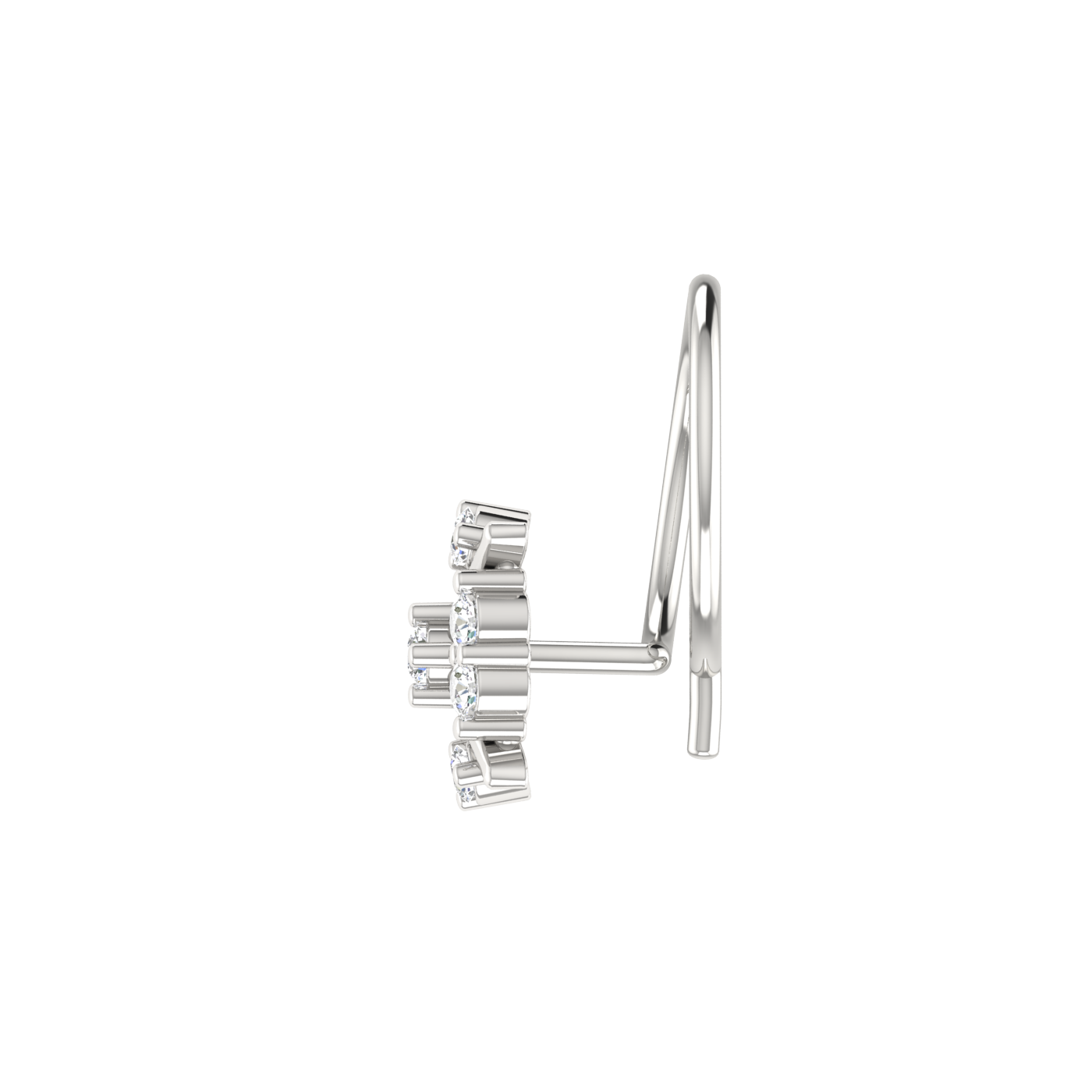 Shop 0.07 Carat Diamond Nose Pin – Sparkling HI Color, VS-SI Clarity.