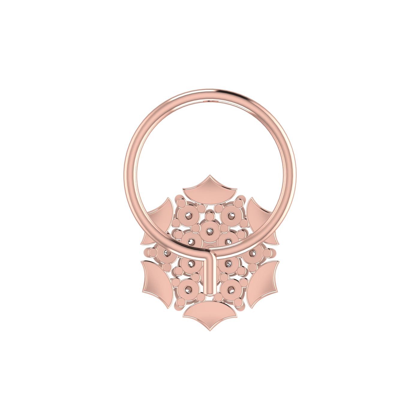 0.06 Carat Diamond Nose Pin – Brilliant HI Color, VS-SI Clarity.