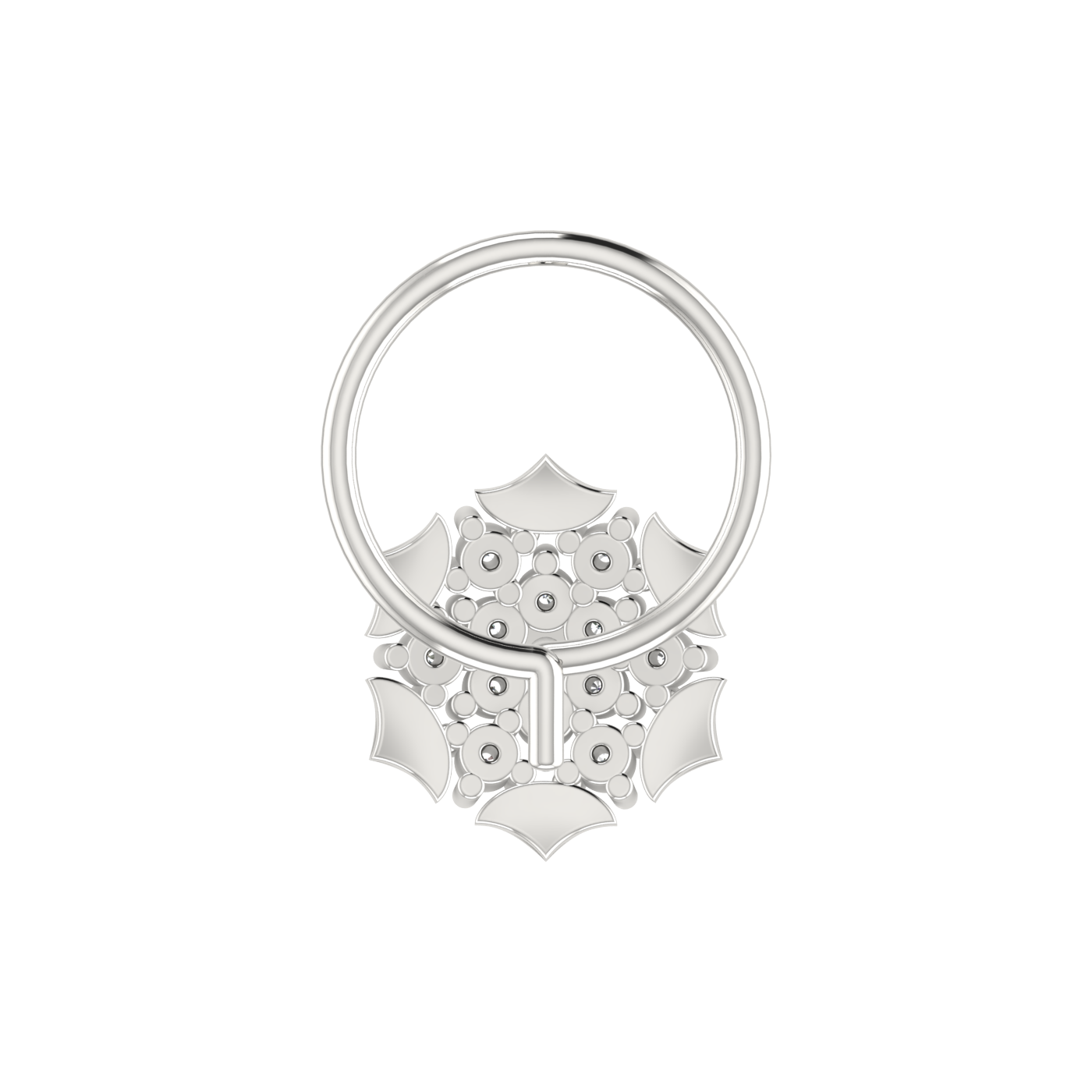 0.06 Carat Diamond Nose Pin – Brilliant HI Color, VS-SI Clarity.