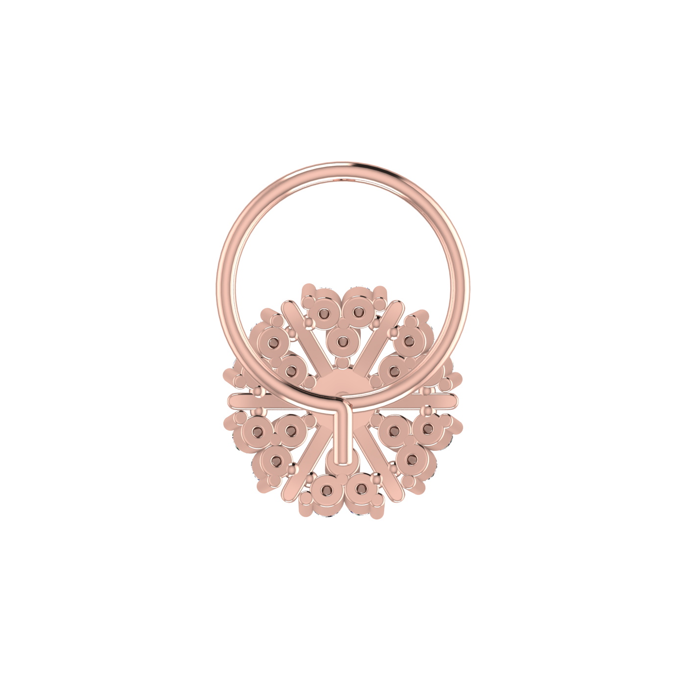 0.1 Carat Diamond Nose Pin – Brilliant HI Color, VS-SI Clarity.