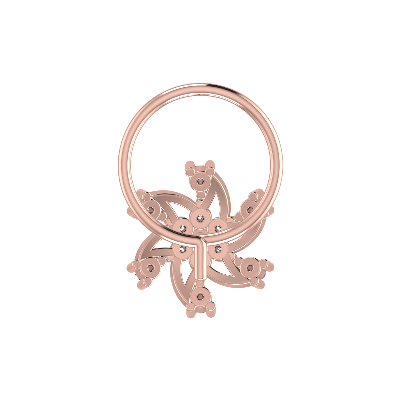 Brilliant 0.06 Carat Diamond Nose Pin | HI Color | VS-SI Clarity | Perfect for Every Occasion.