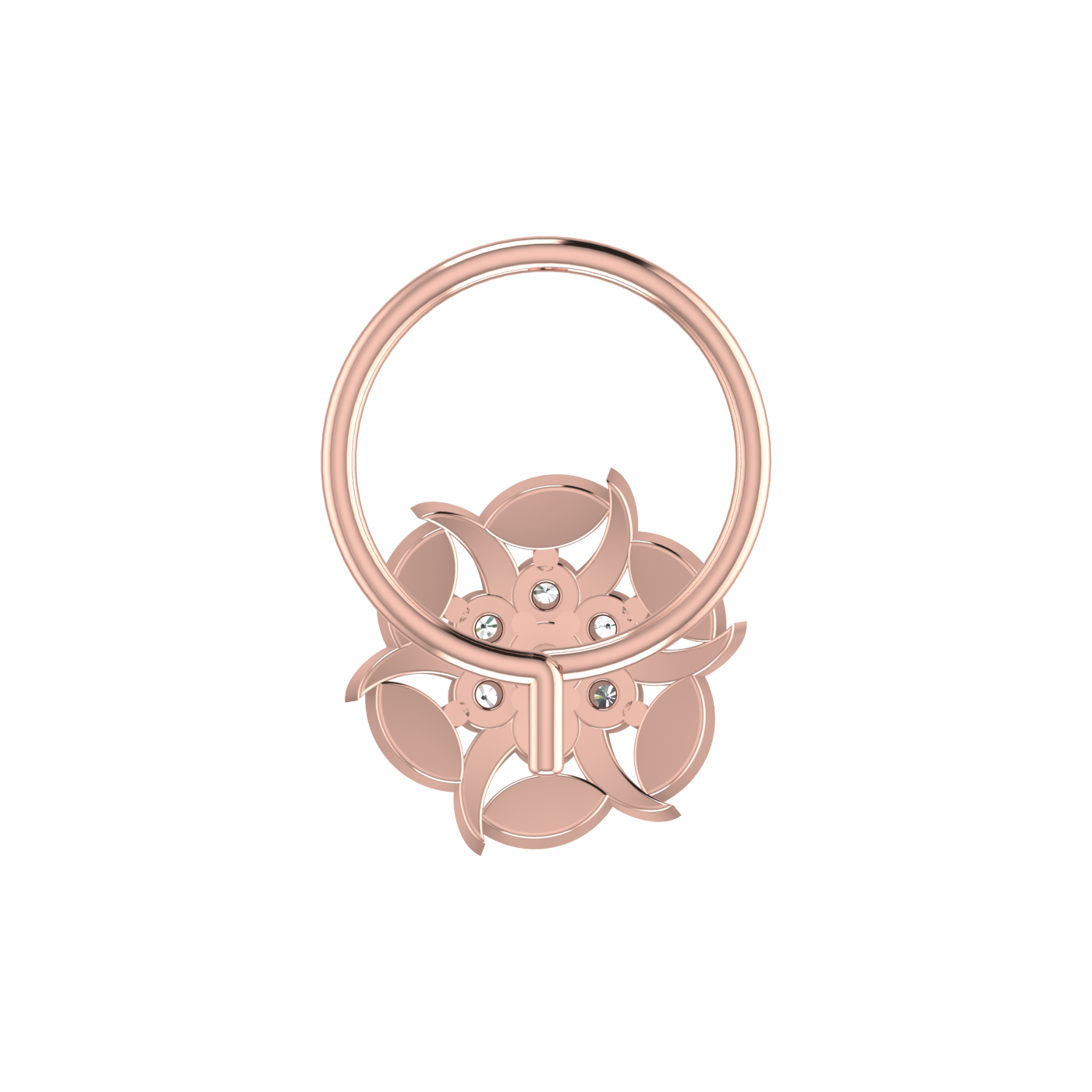 0.05 Carat Diamond Nose Pin | HI Color | VS-SI Clarity | Classic & Stylish.