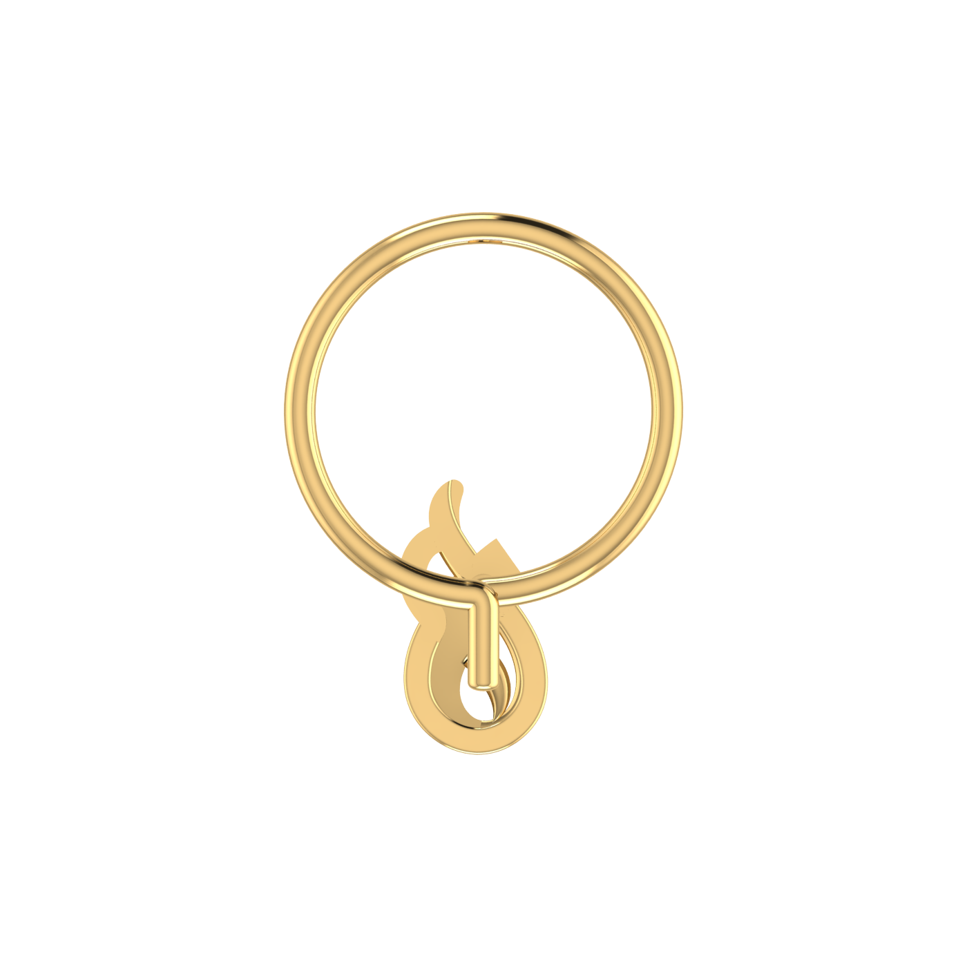 Minimalist 0.022 Carat Lab Grown Diamond Nose Pin.