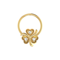 0.018 Carat Lab Grown Diamond Butterfly Nose Pin