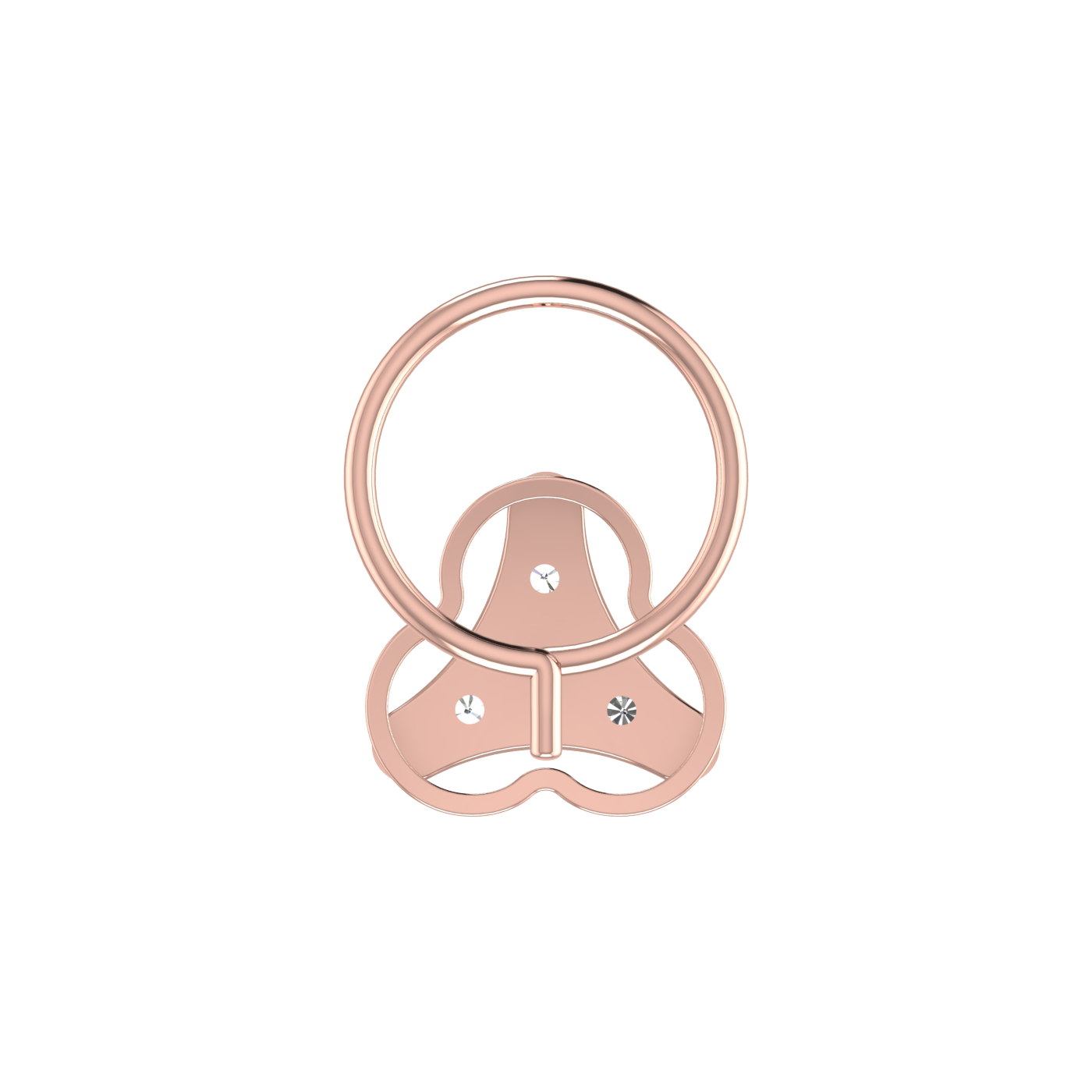 Minimal Triangle Spark – 0.08 Ct Lab Grown Diamond Nose Pin