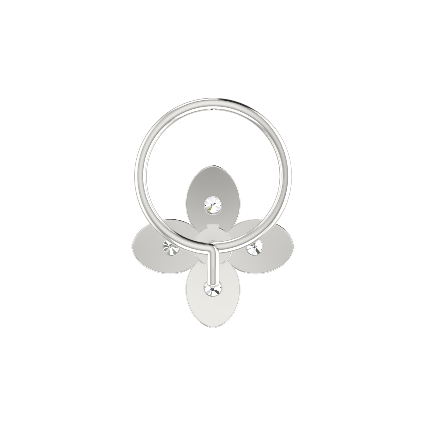 Signature Blossom Glow 0.15 Ct Lab Grown Diamond Nose Pin