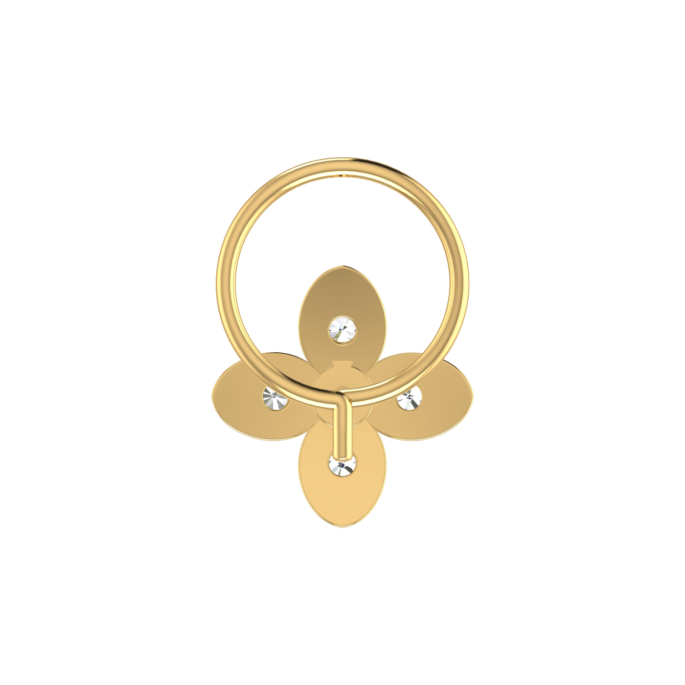 Signature Blossom Glow 0.15 Ct Lab Grown Diamond Nose Pin