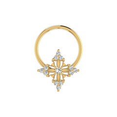 0.03 Carat Natural Diamond Nose Pin - EF Color, VS Clarity