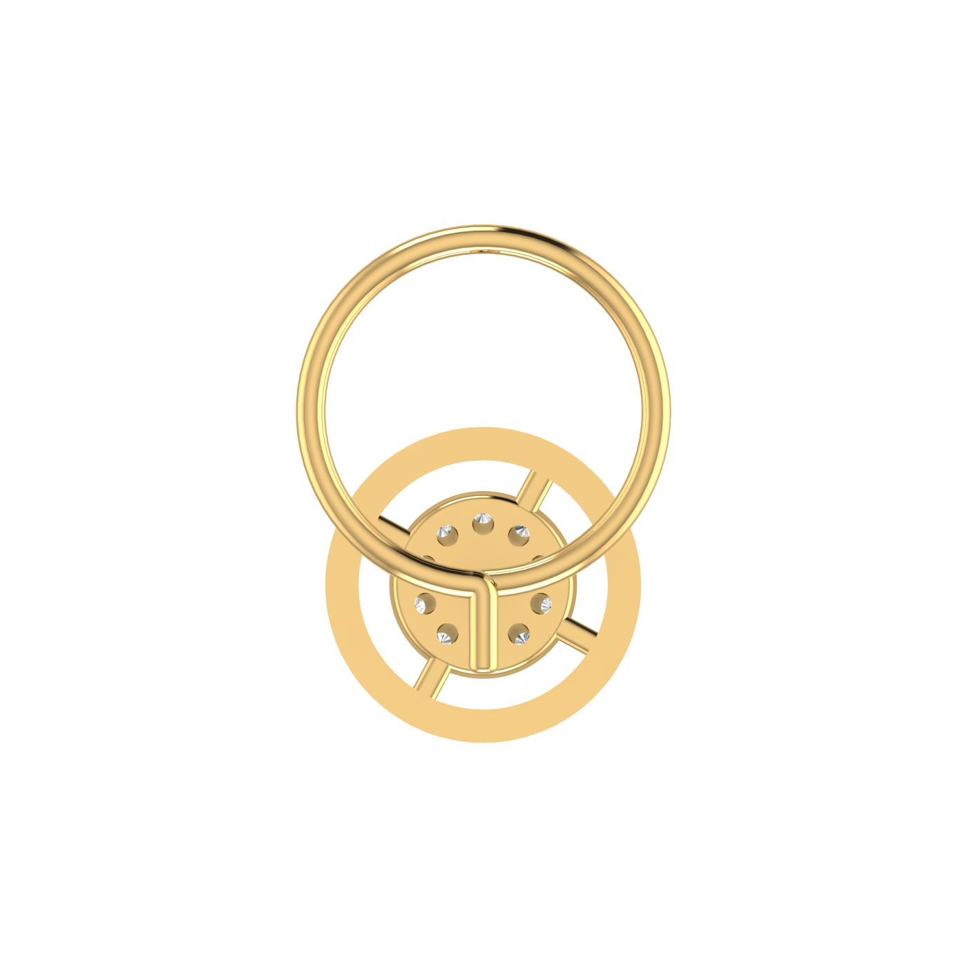 0.09 Carat Lab Grown Diamond Nose Pin