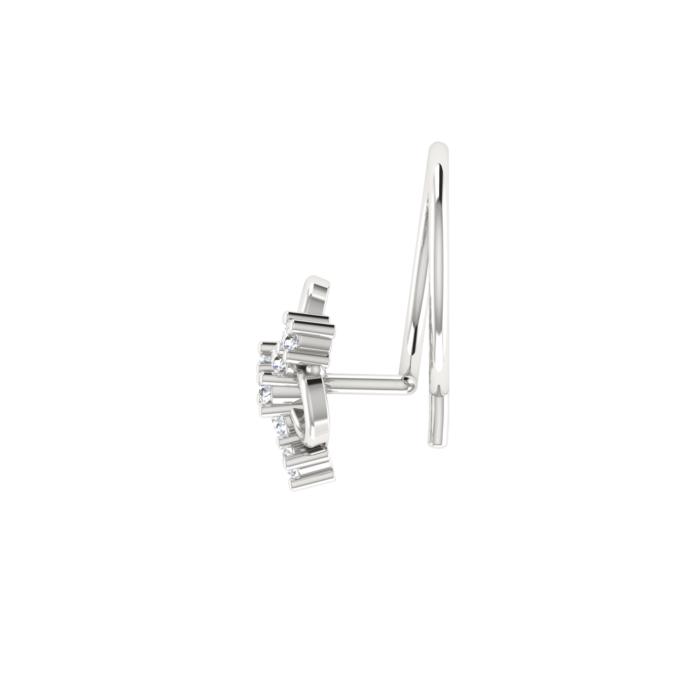 Graceful Glow Classic Ornate — 0.04 Carat Lab Grown Diamond Nose Pin