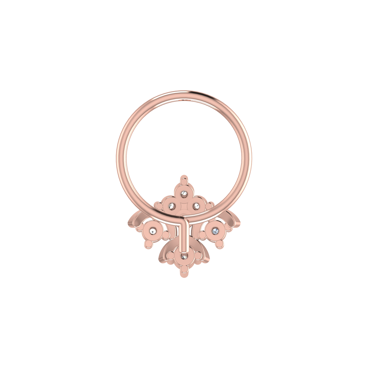 Timeless Royalty — 0.05 Ct Lab Grown Diamond Nose Pin