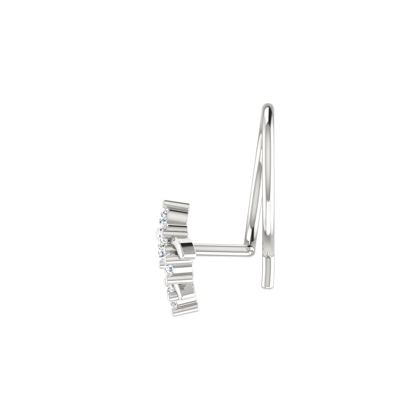 Timeless Royalty — 0.05 Ct Lab Grown Diamond Nose Pin