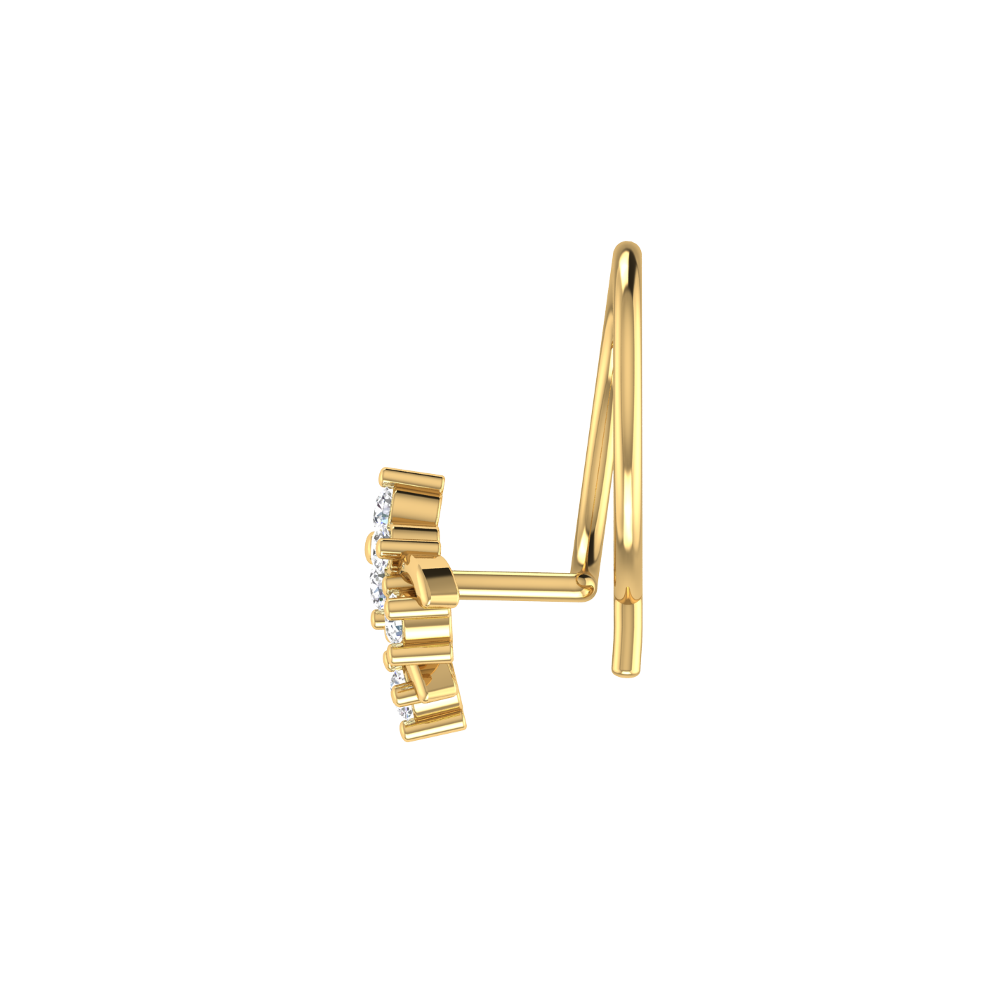 Timeless Royalty — 0.05 Ct Lab Grown Diamond Nose Pin