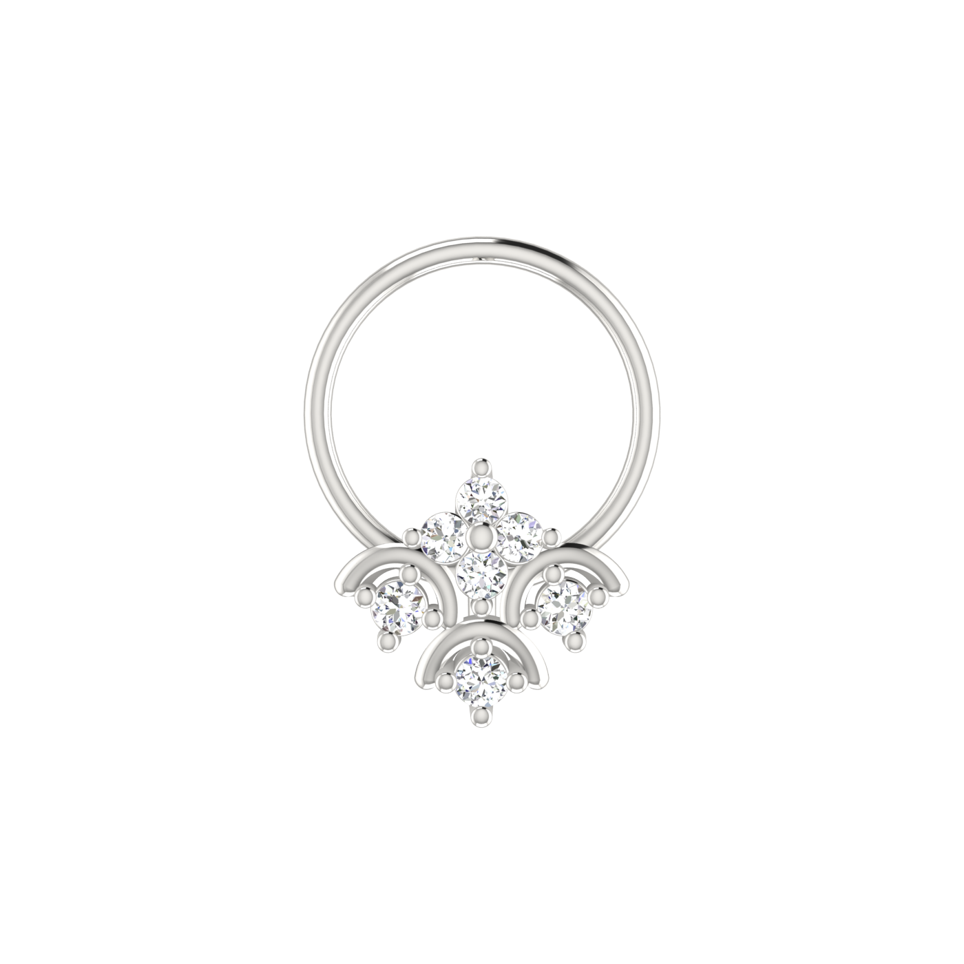 Timeless Royalty — 0.05 Ct Lab Grown Diamond Nose Pin