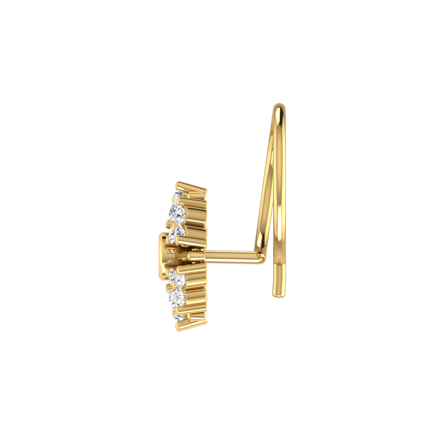 Celestial Radiance Timeless Glow — 0.10 Carat Lab Grown Diamond Nose Pin