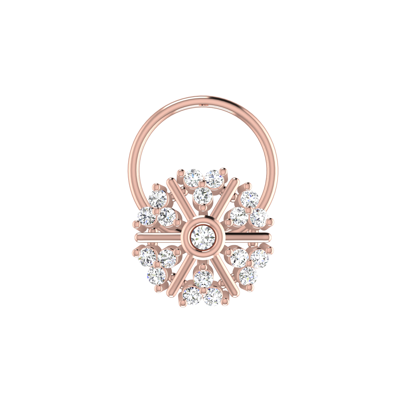 Celestial Radiance Timeless Glow — 0.10 Carat Lab Grown Diamond Nose Pin