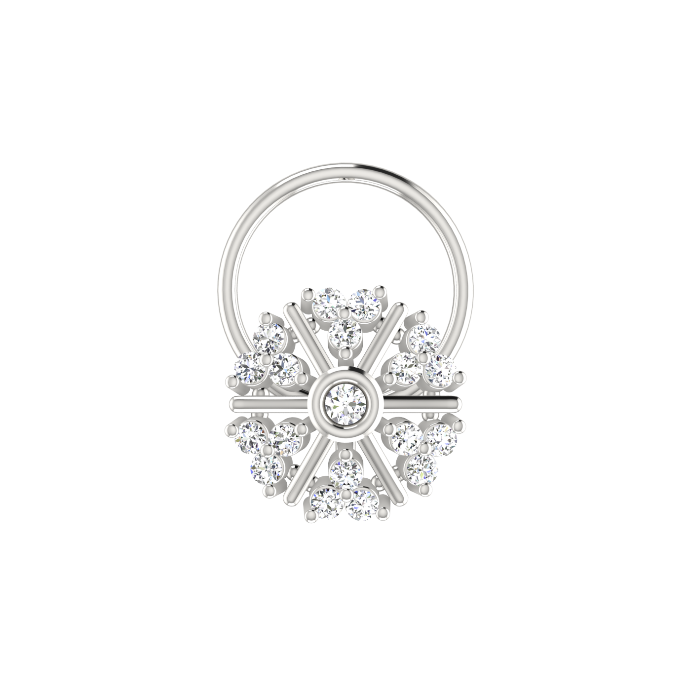 Celestial Radiance Timeless Glow — 0.10 Carat Lab Grown Diamond Nose Pin