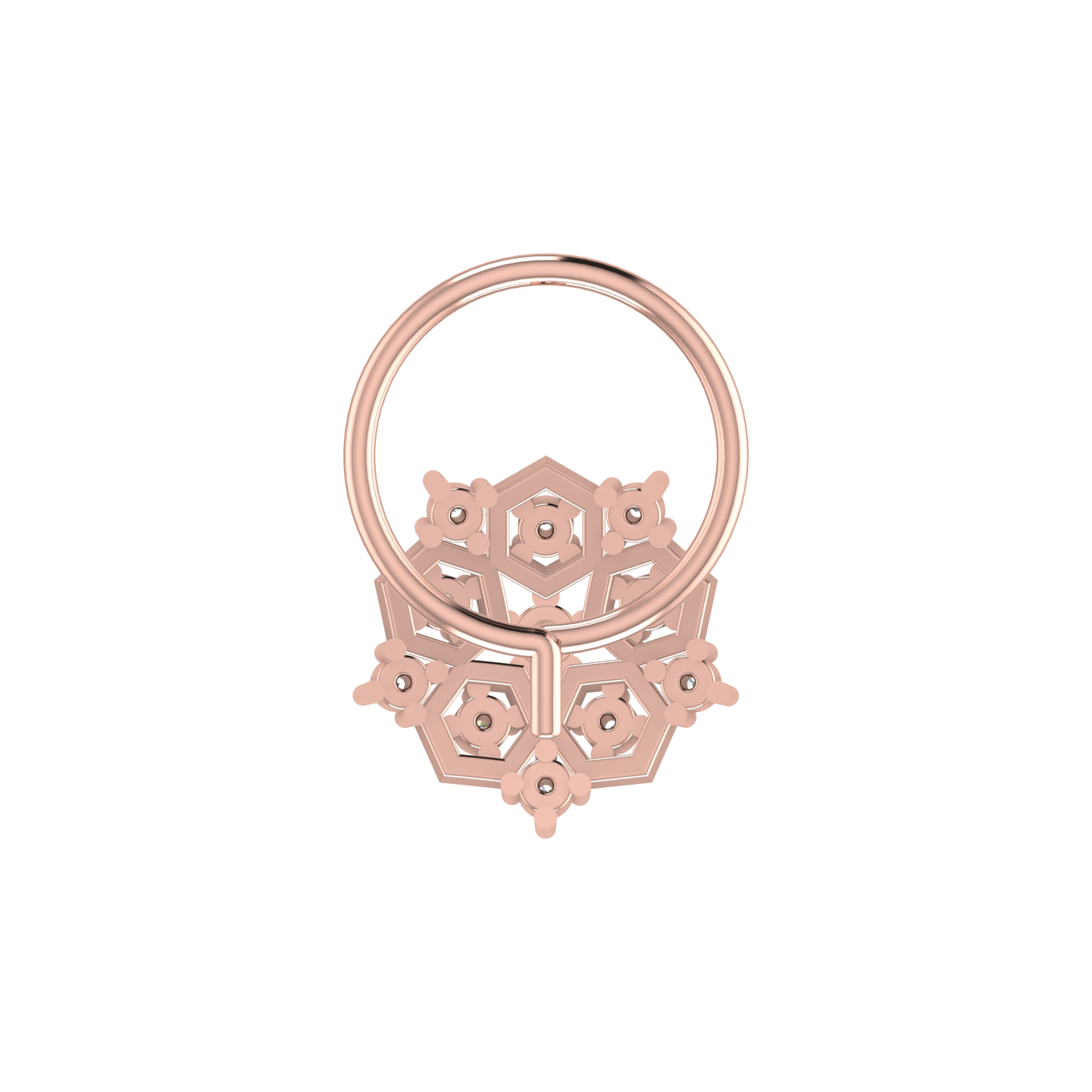 Celestial HexaBloom Timeless HexaFlora — 0.06 Carat Lab Grown Diamond Nose Pin