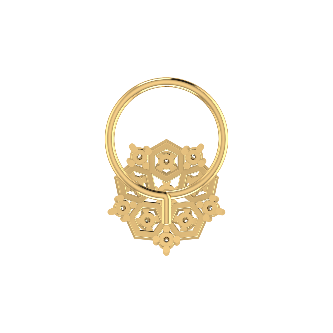 Celestial HexaBloom Timeless HexaFlora — 0.06 Carat Lab Grown Diamond Nose Pin