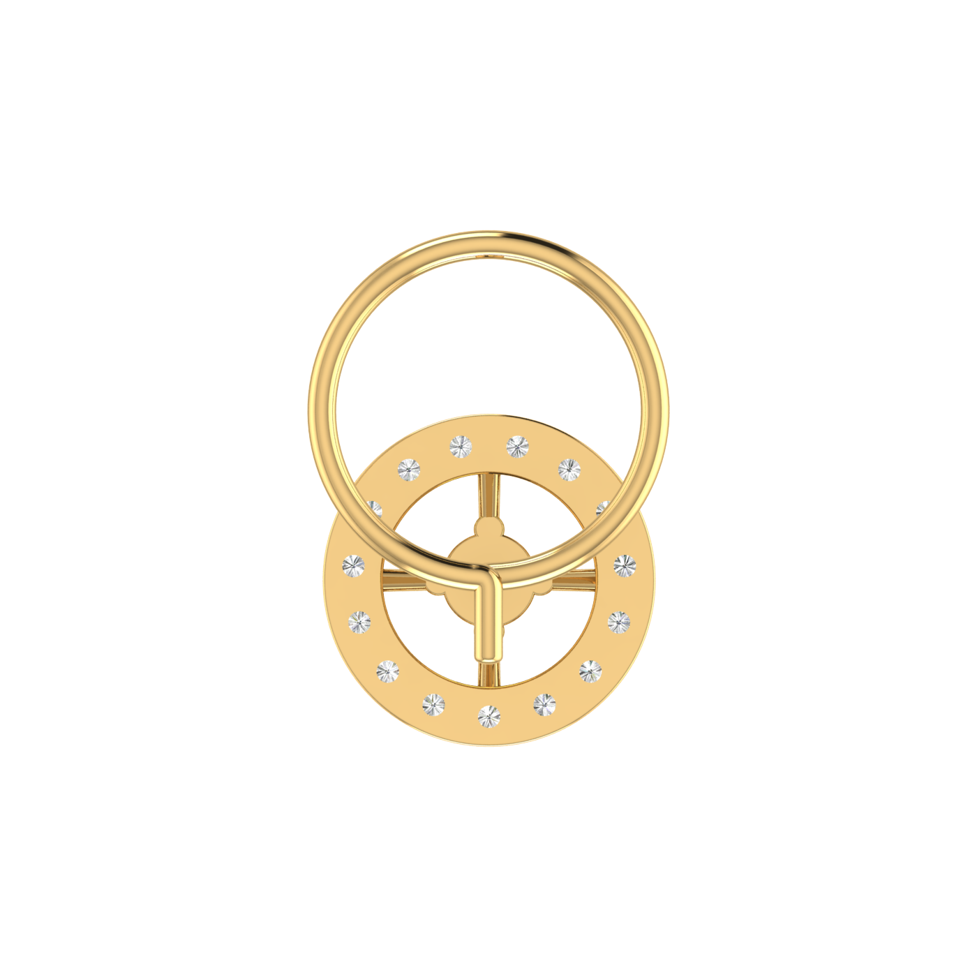 Luxury Classic 0.13 Ct Lab Grown Diamond Nose Pin