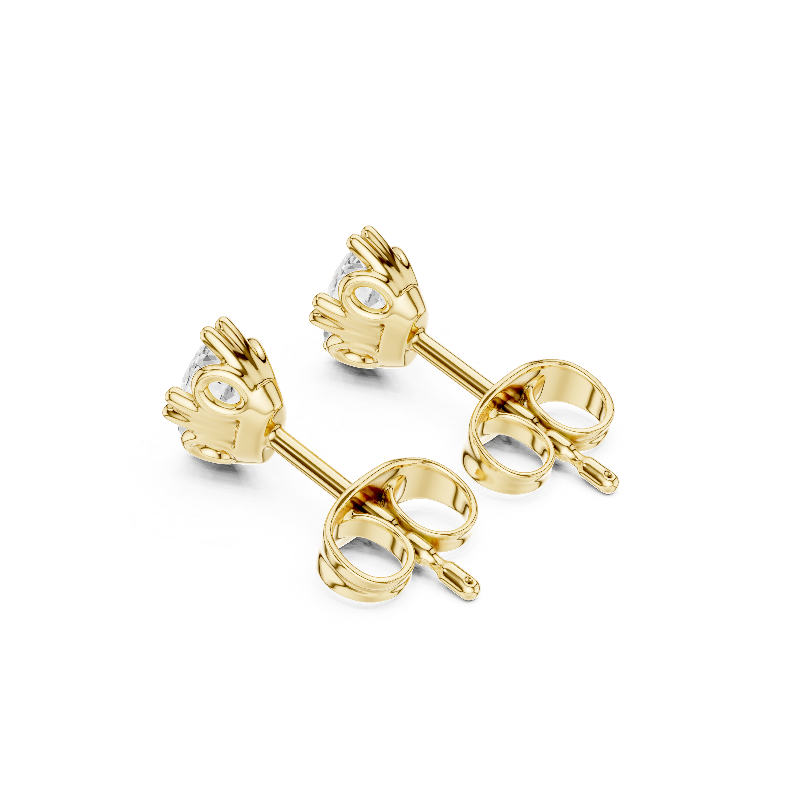 0.50 Carat Natural Diamond Oval Studs – H Color, VS1 Clarity