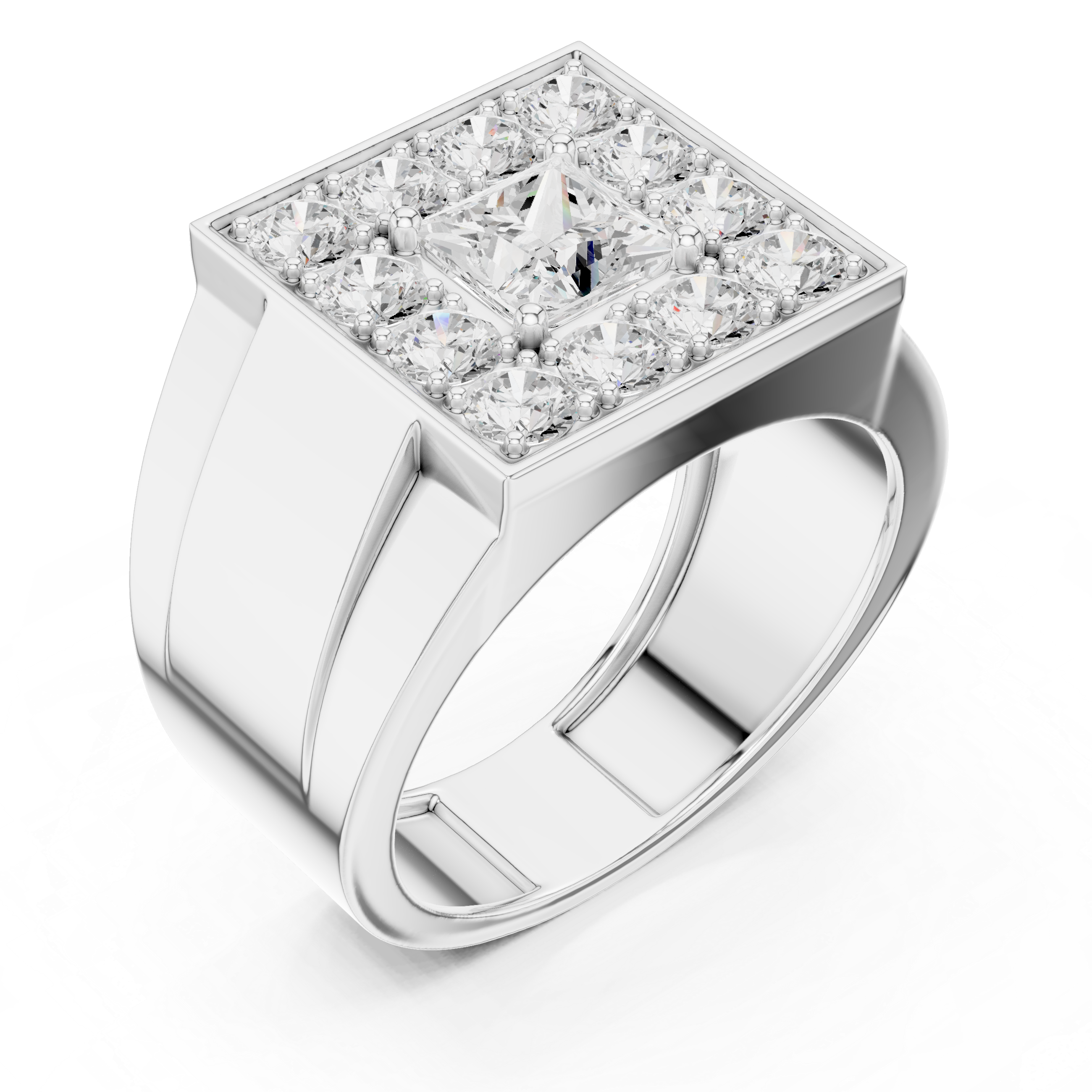 Natural Diamond Men’s Ring – 2.32 ct H/VS1 | Premium Craftsmanship