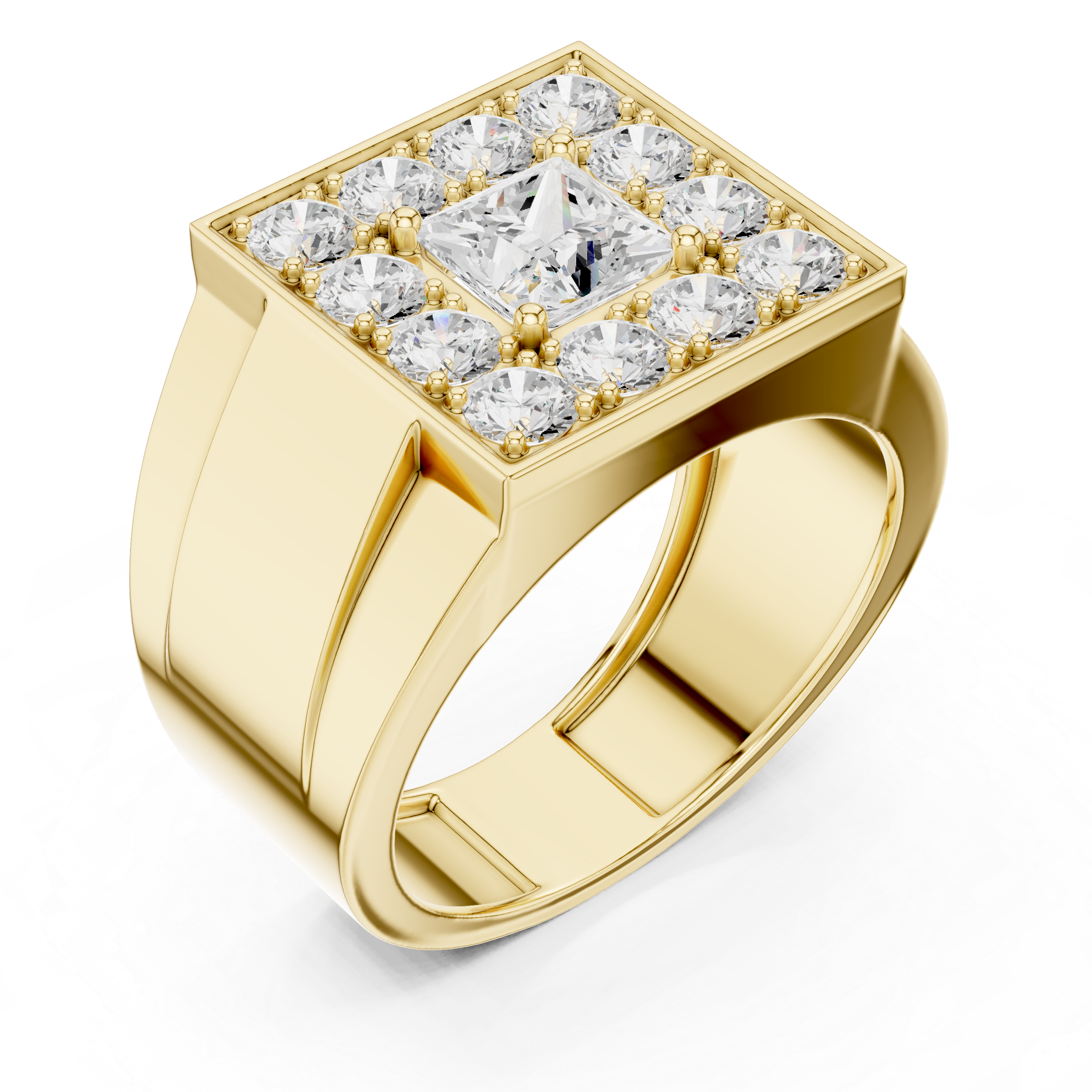 Natural Diamond Men’s Ring – 2.32 ct H/VS1 | Premium Craftsmanship