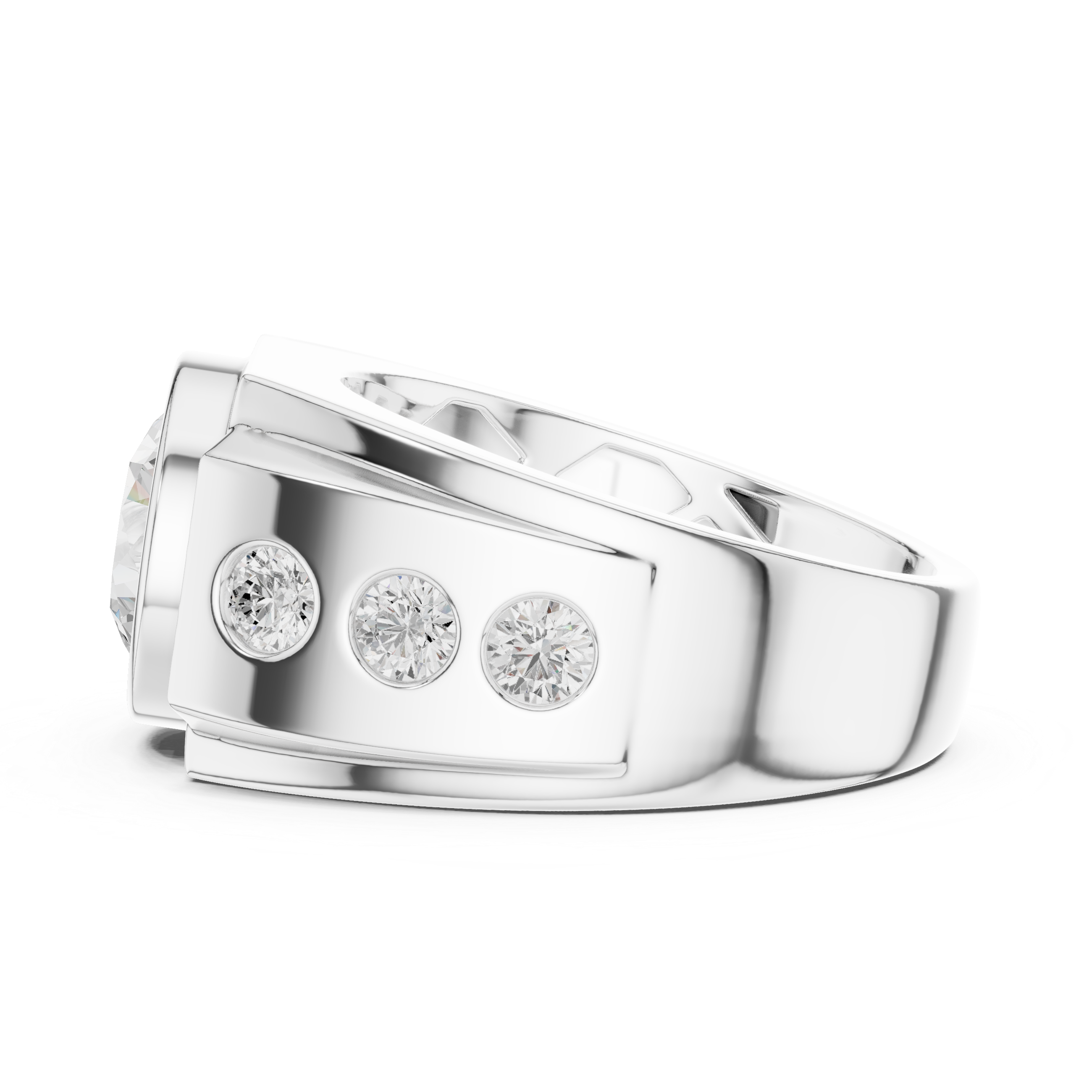 Natural Diamond Men’s Ring – 3.66ct J/VS1 Luxury Edition