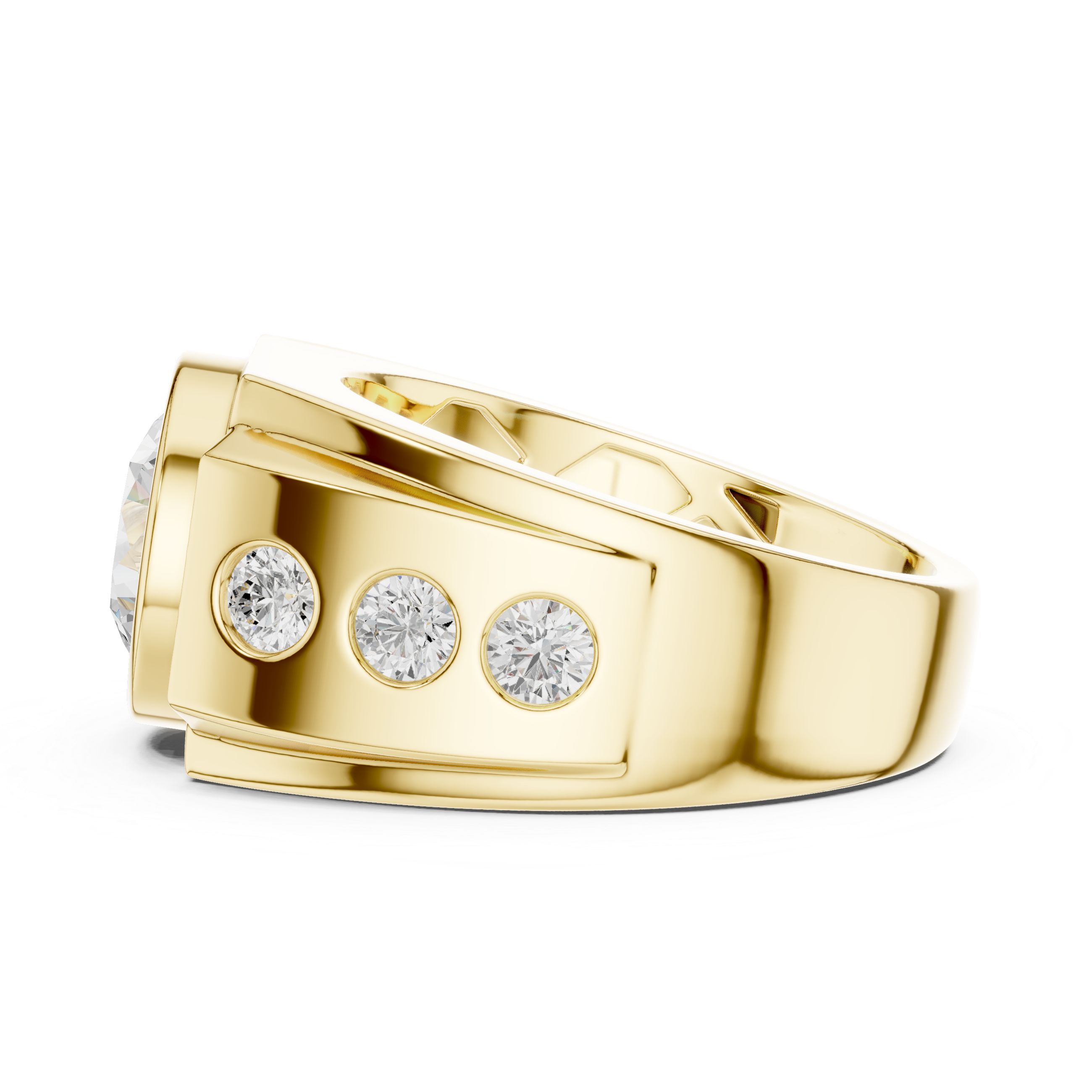 Natural Diamond Men’s Ring – 3.66ct J/VS1 Luxury Edition