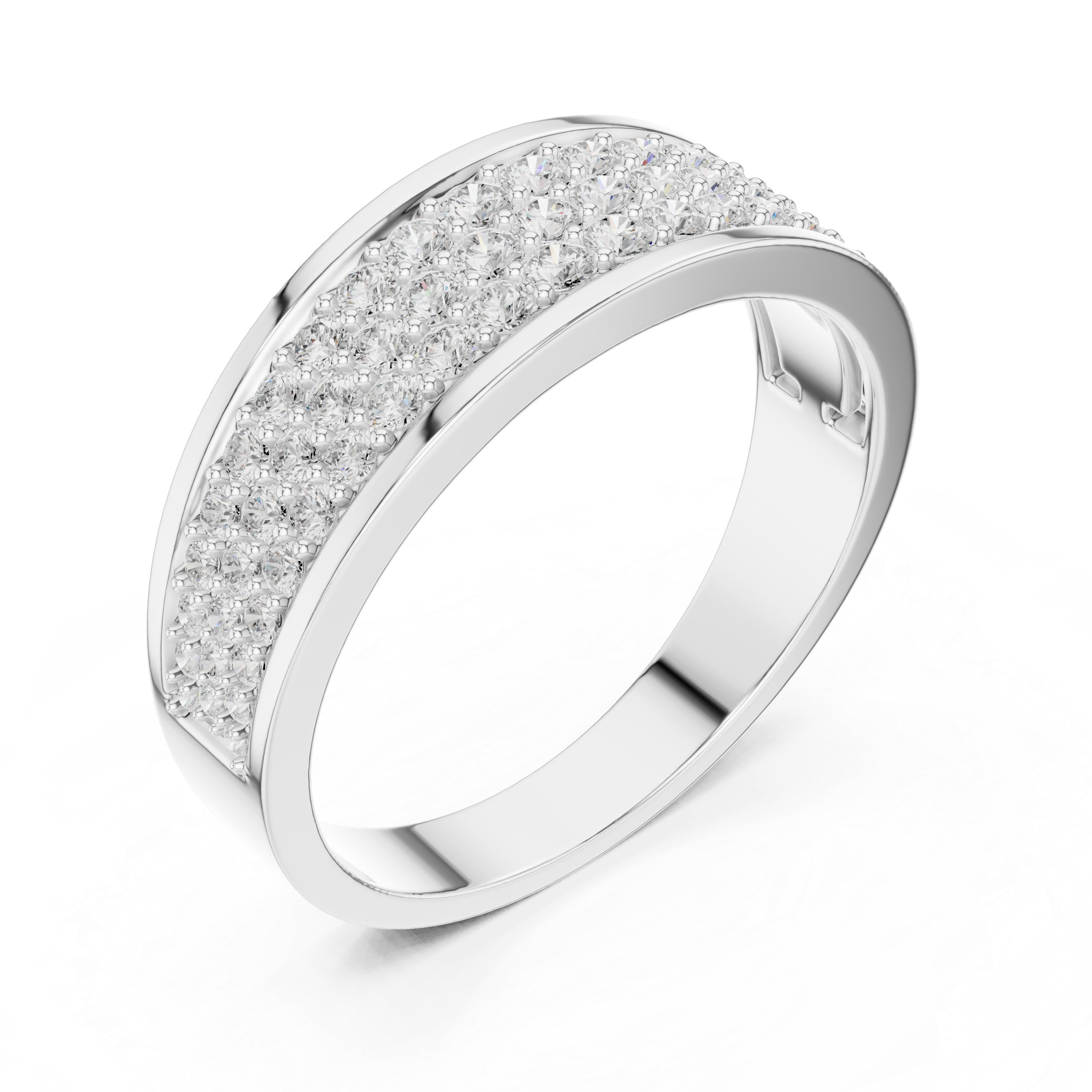 Natural Diamond Men's Band Ring 0.927ct EF/VS – Certified Luxury