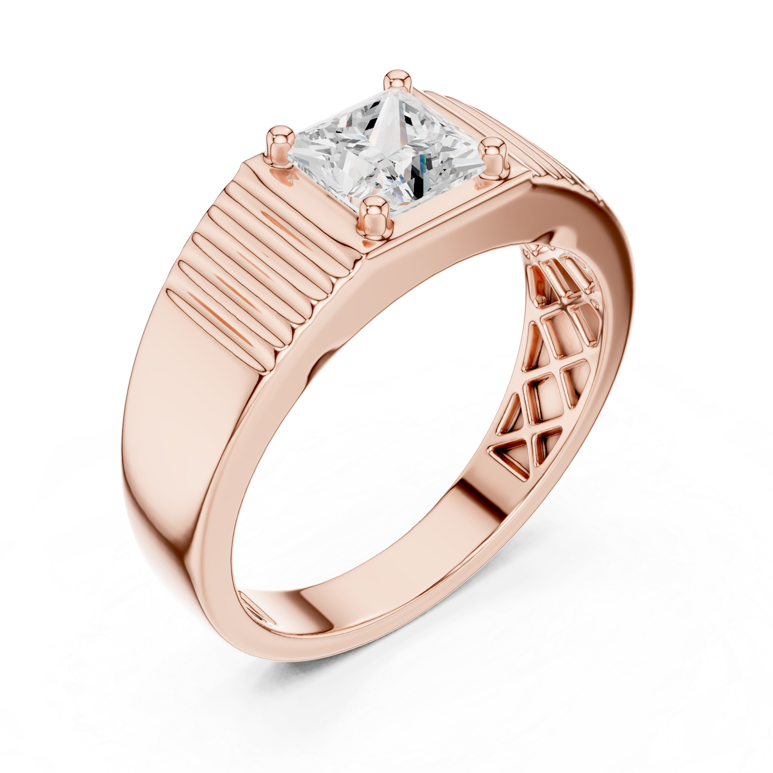 Natural Diamond Men’s Ring – 0.780ct H/VS1 Signature Collection