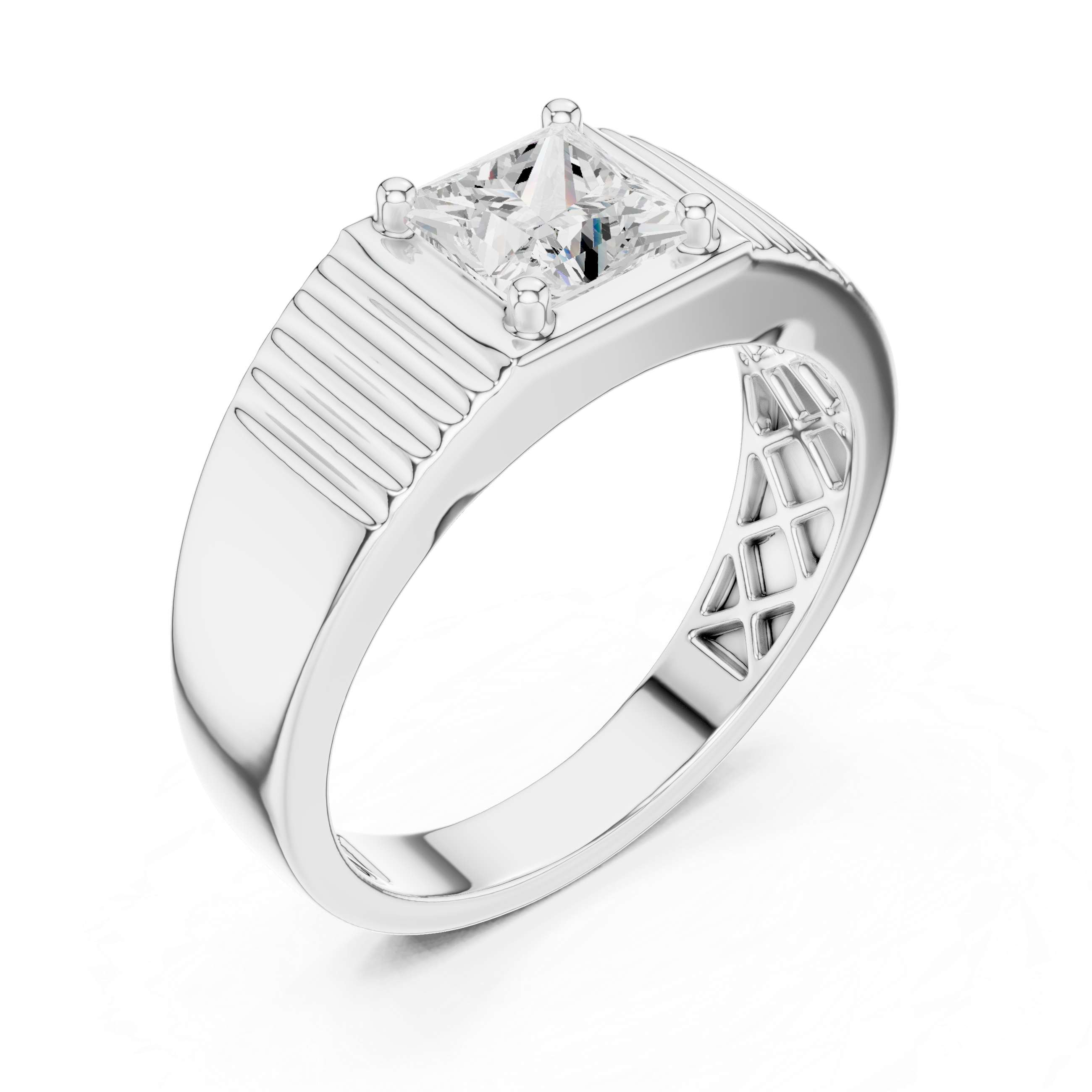 Natural Diamond Men’s Ring – 0.780ct H/VS1 Signature Collection