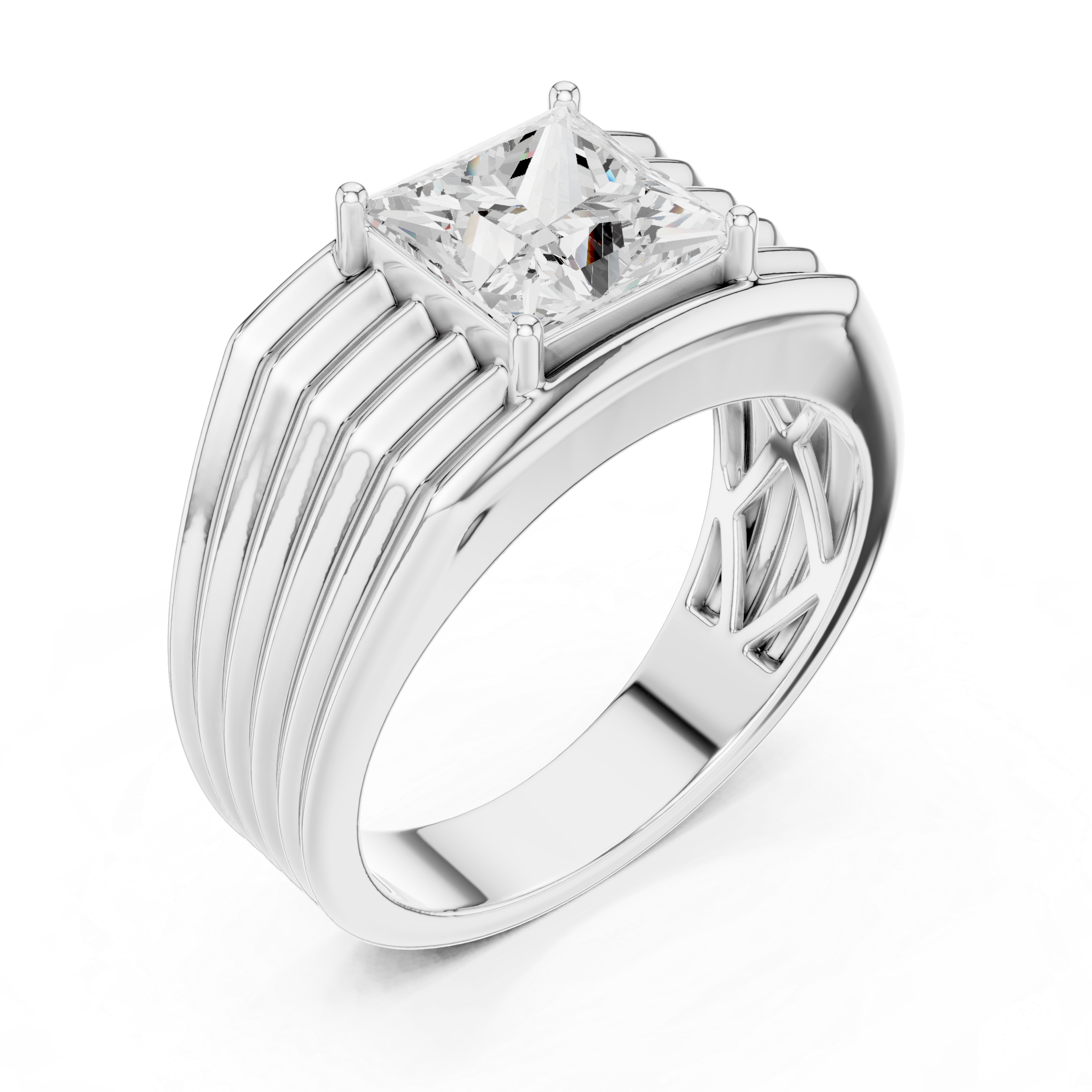 Natural Diamond Men’s Ring – 2.30ct I/VS1 Elite Luxury