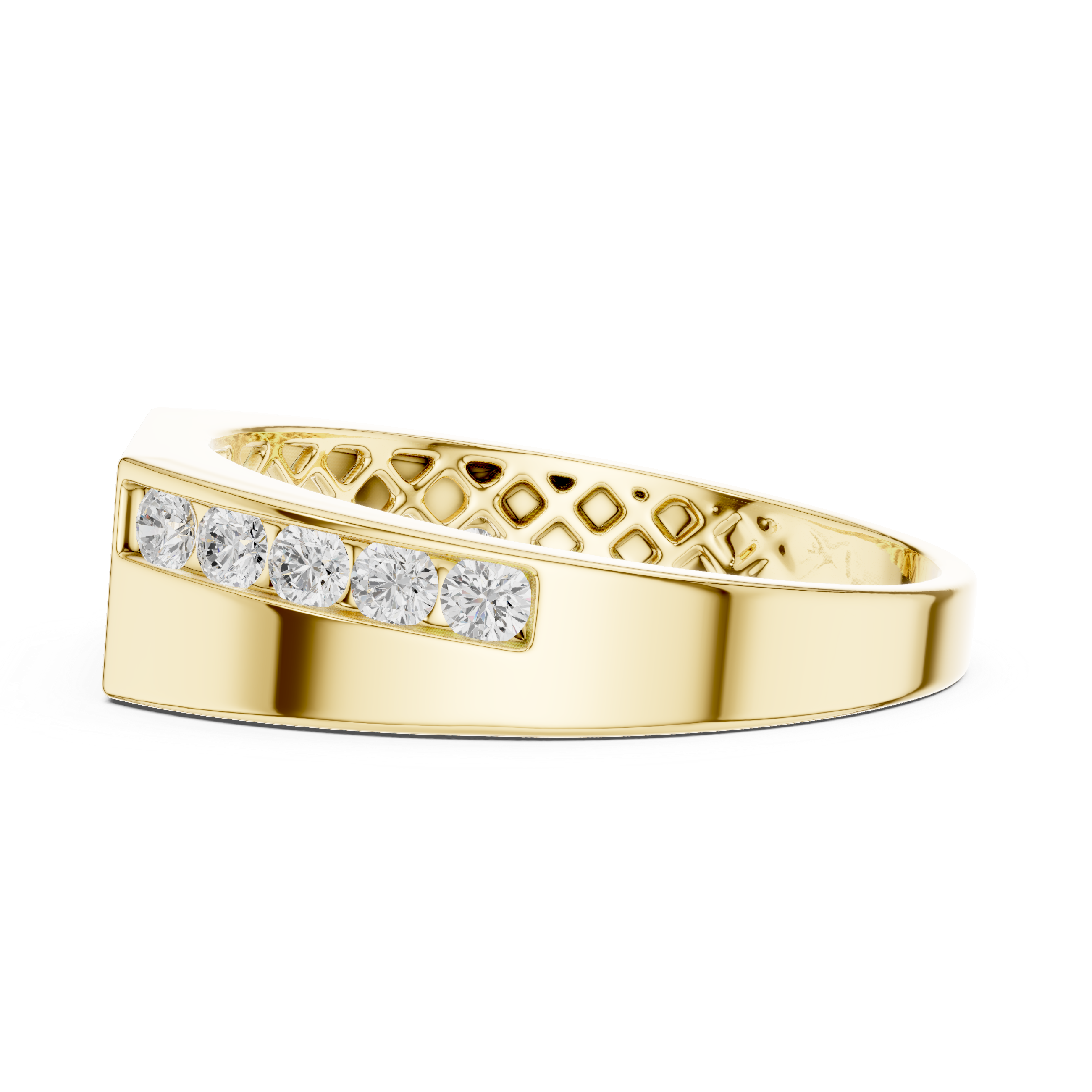 Natural Diamond Men’s Ring – 0.545ct EF/VS Supreme Quality