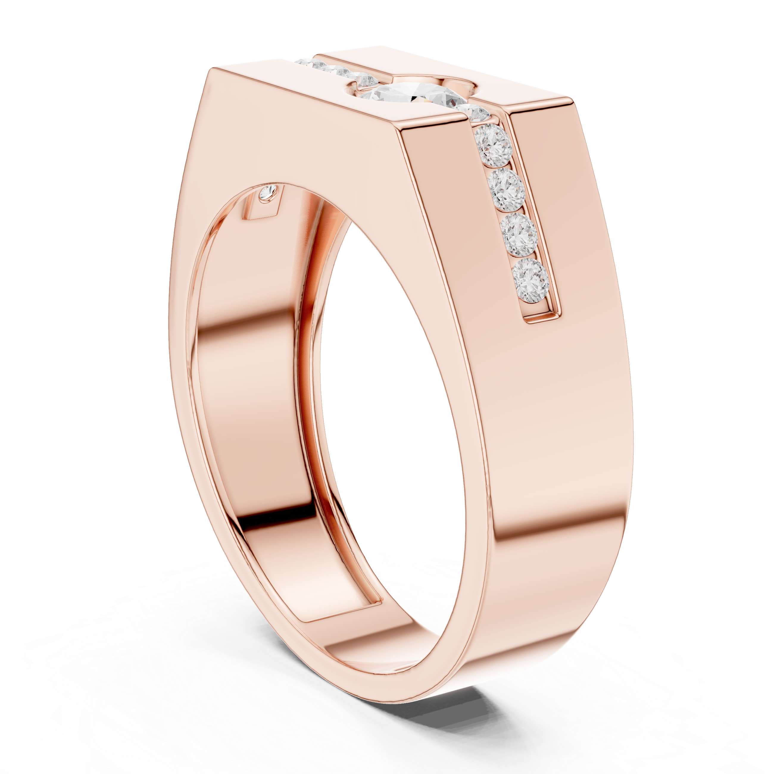 Natural Diamond Men’s Ring – 0.680ct EF/VS Elite Luxury