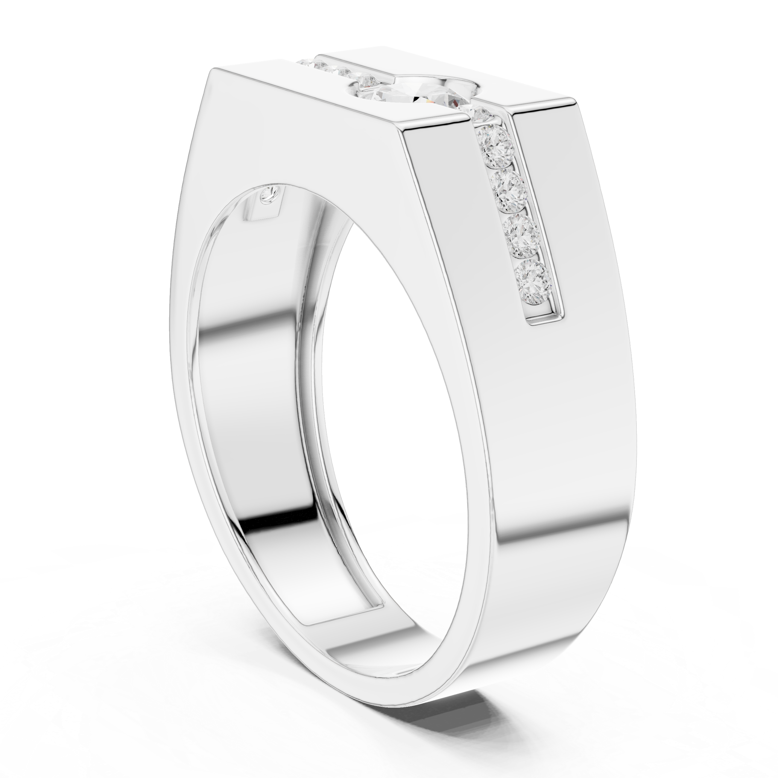 Natural Diamond Men’s Ring – 0.680ct EF/VS Elite Luxury