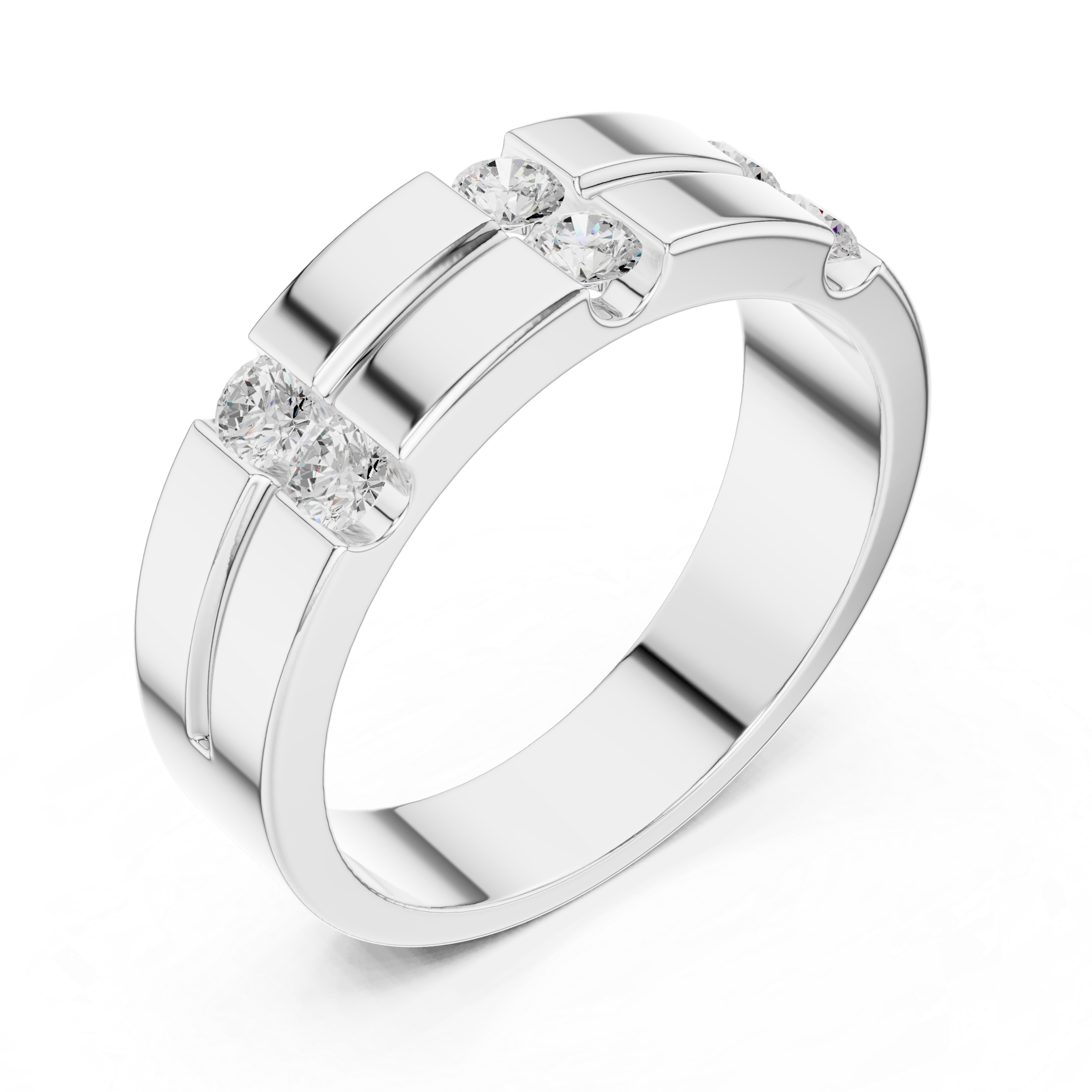 Natural Diamond Men’s Ring – 0.39ct EF/VS Elite Prestige