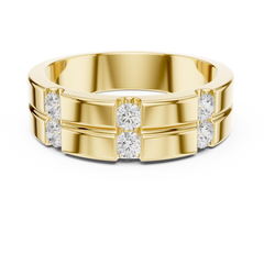 Natural Diamond Men’s Ring – 0.39ct EF/VS Elite Prestige