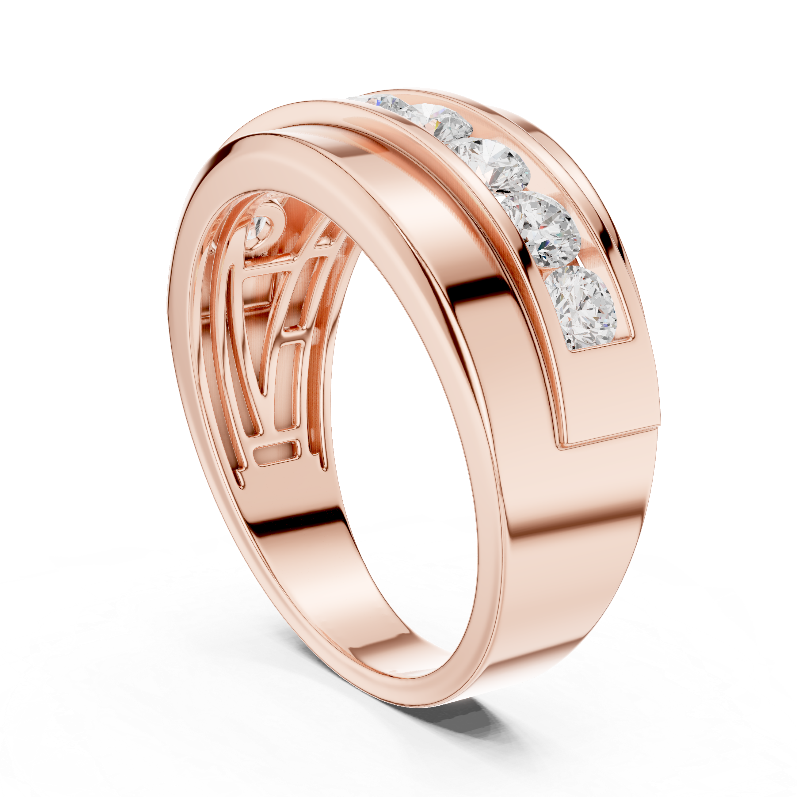 Natural Diamond Men’s Ring – 0.88ct EF/VS Prestige Luxury