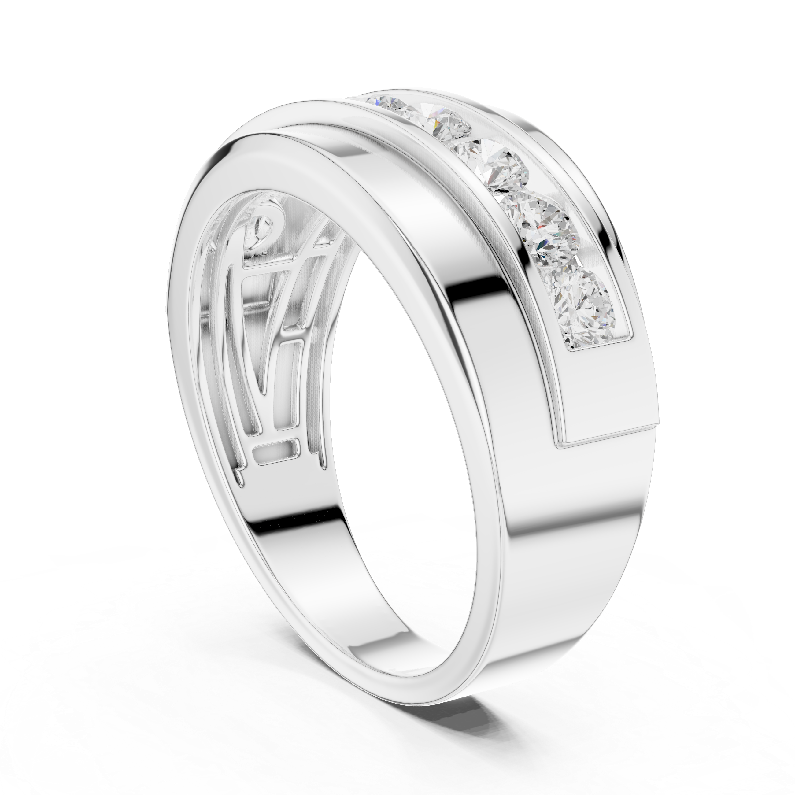 Natural Diamond Men’s Ring – 0.88ct EF/VS Prestige Luxury