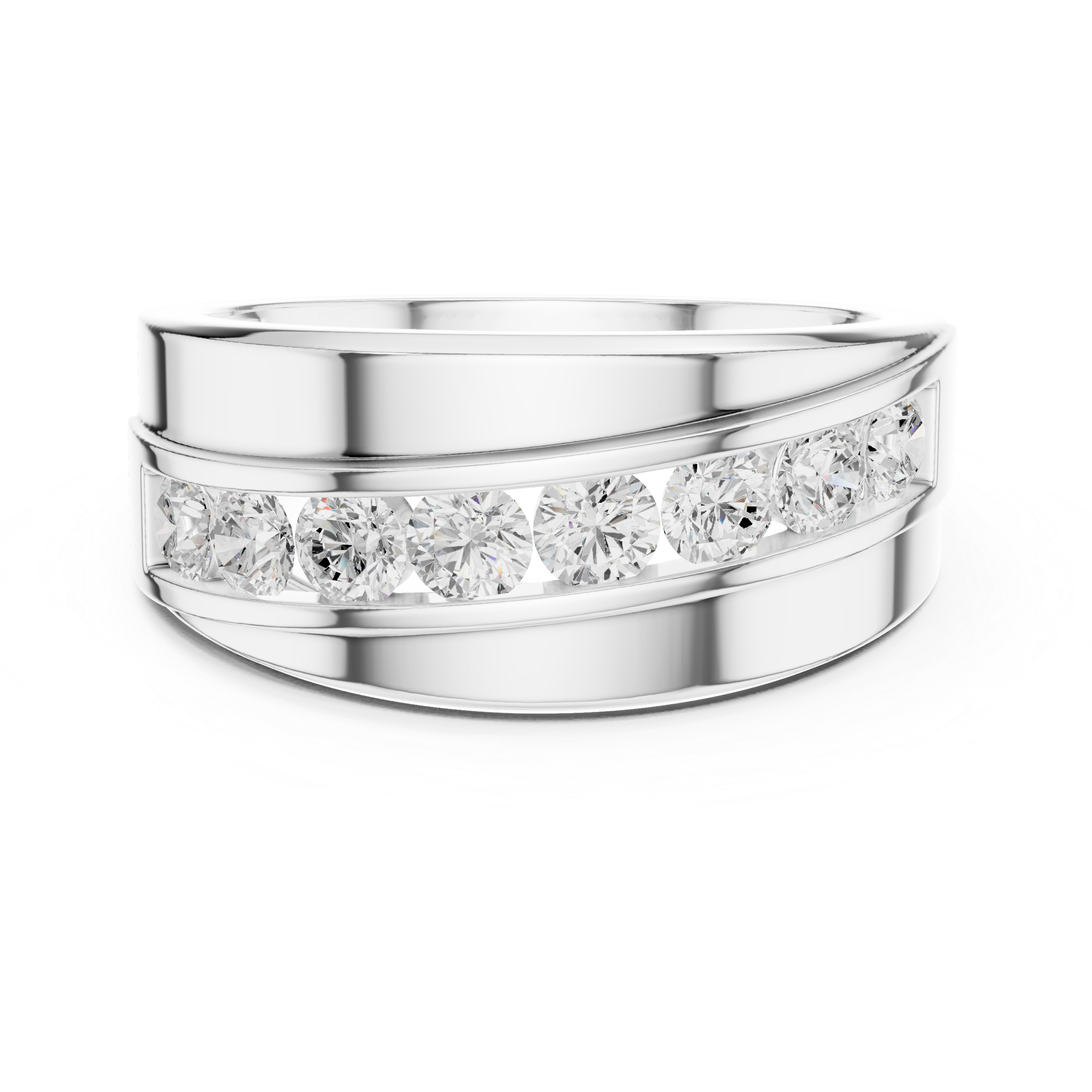 Natural Diamond Men’s Ring – 0.88ct EF/VS Prestige Luxury