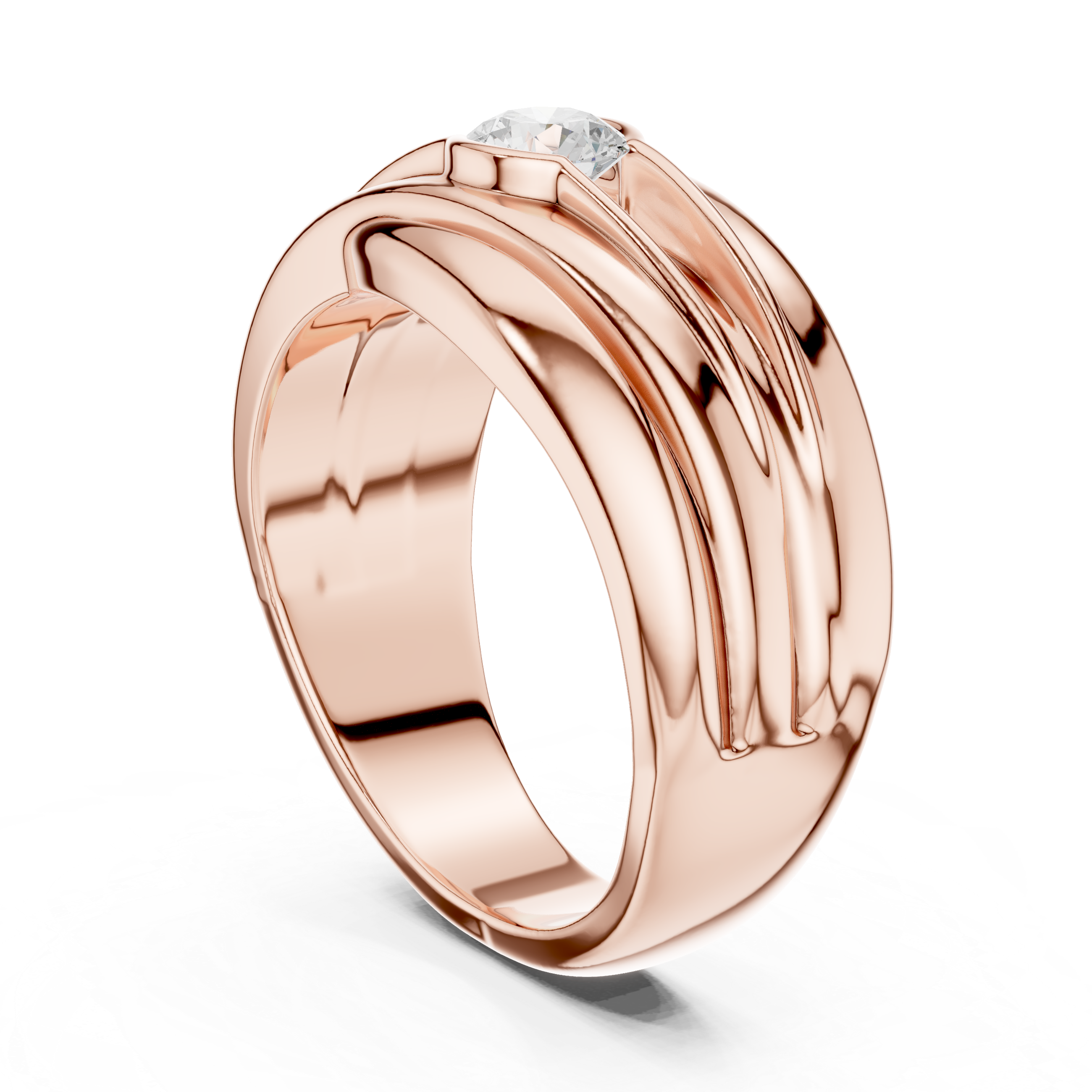 Natural Diamond Men’s Ring – 0.47ct EF/VS Premier Class